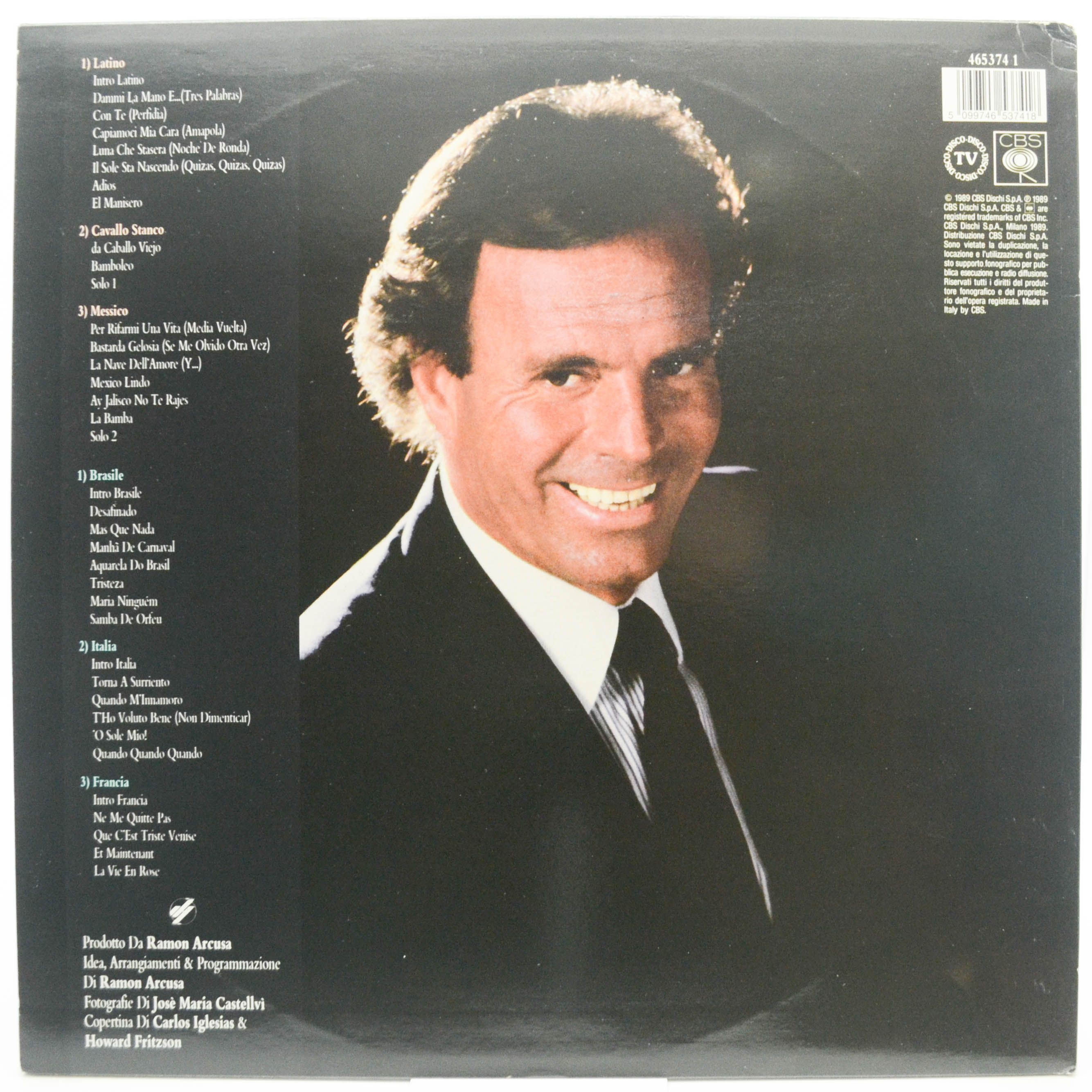 Julio Iglesias — Latinamente, 1989