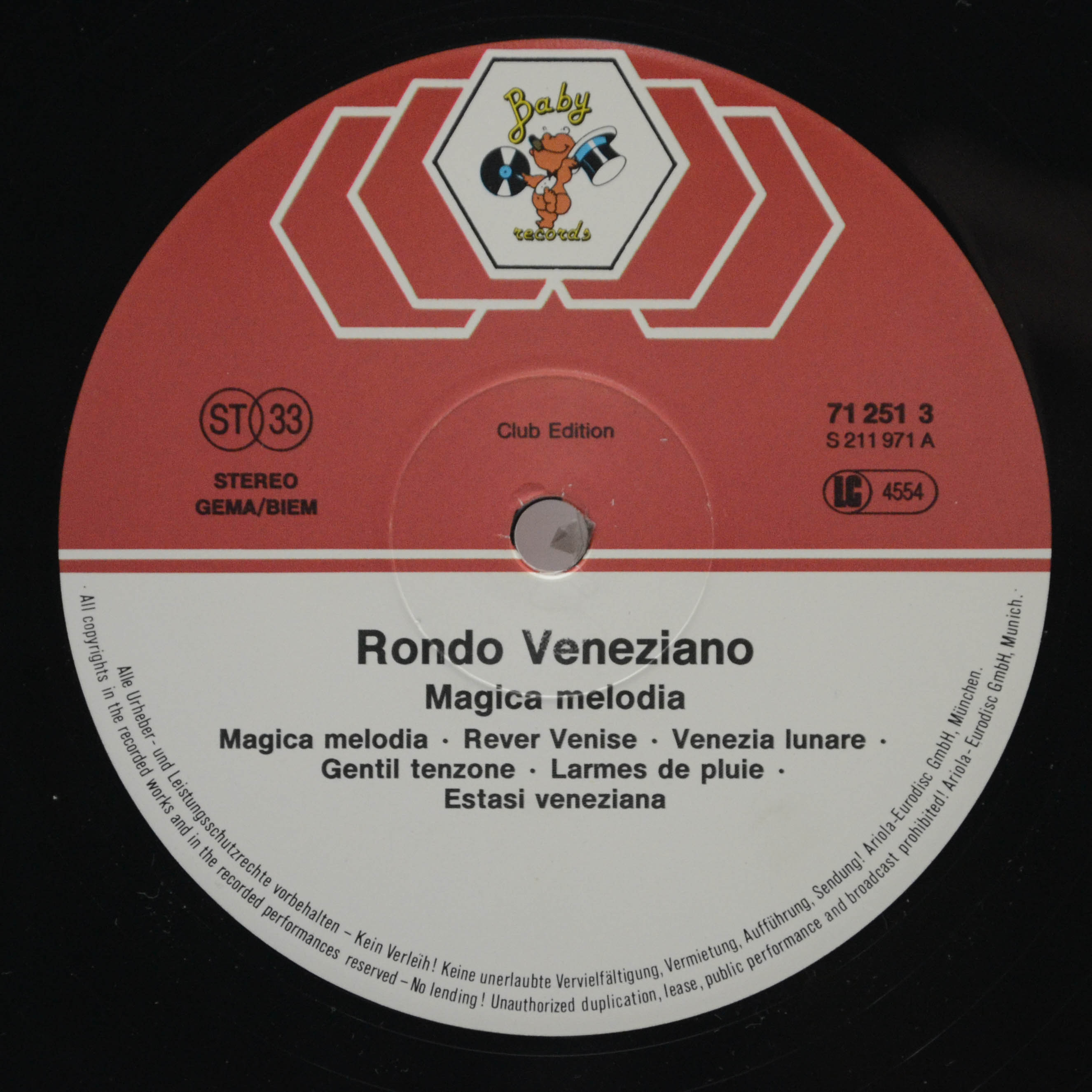 Rondo' Veneziano — Magica Melodia, 1991