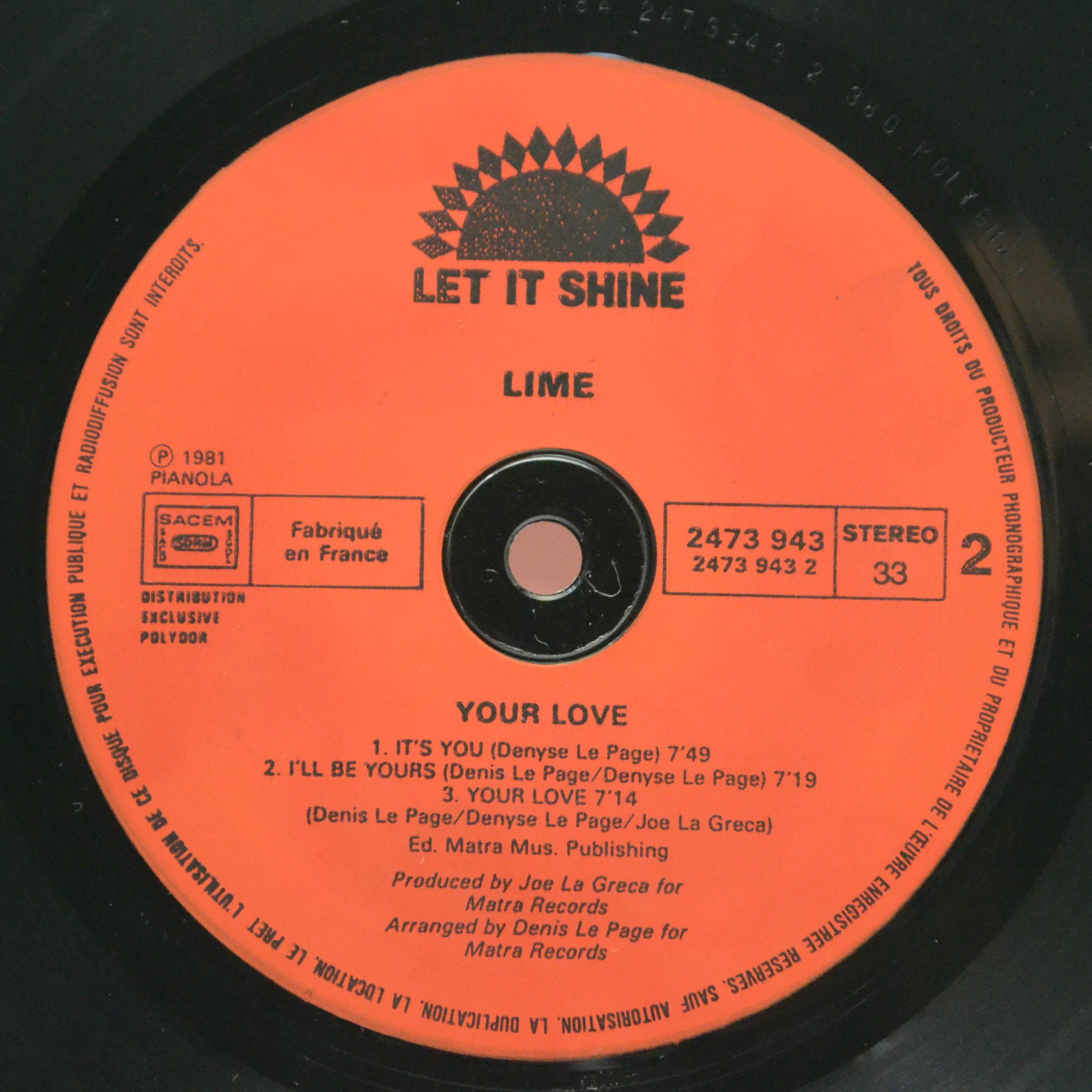 Lime — Your Love, 1981