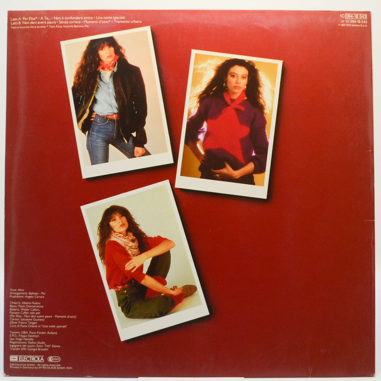 Alice — Per Elisa, 1981