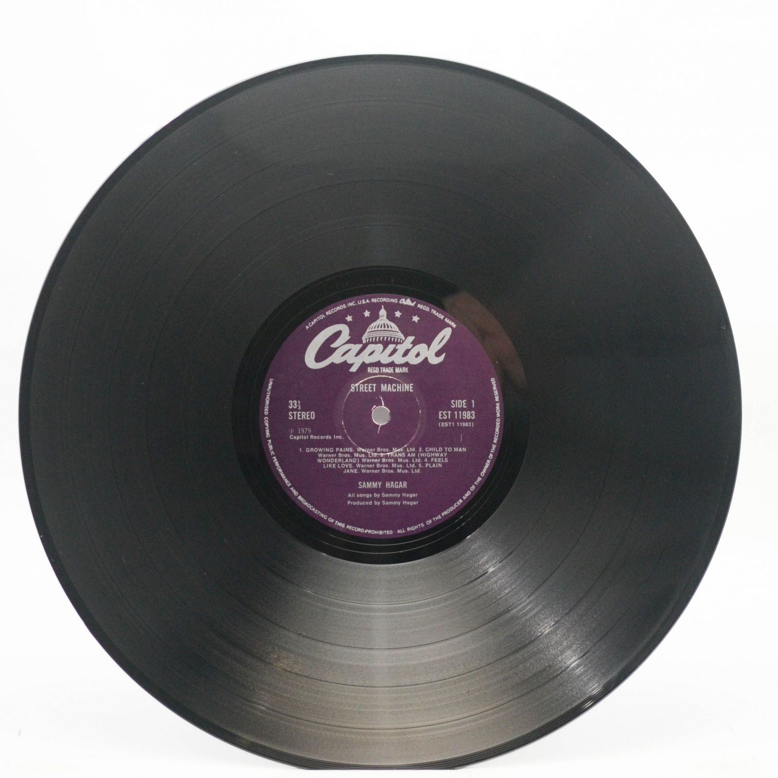 Sammy Hagar — Street Machine (UK), 1979