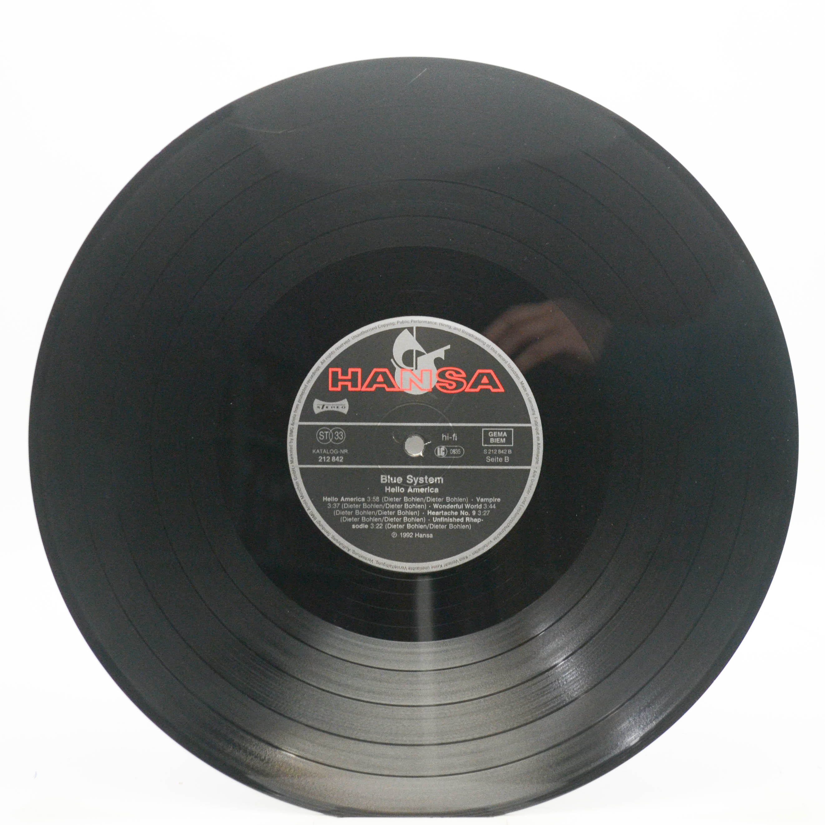 Blue System — Hello America, 1992