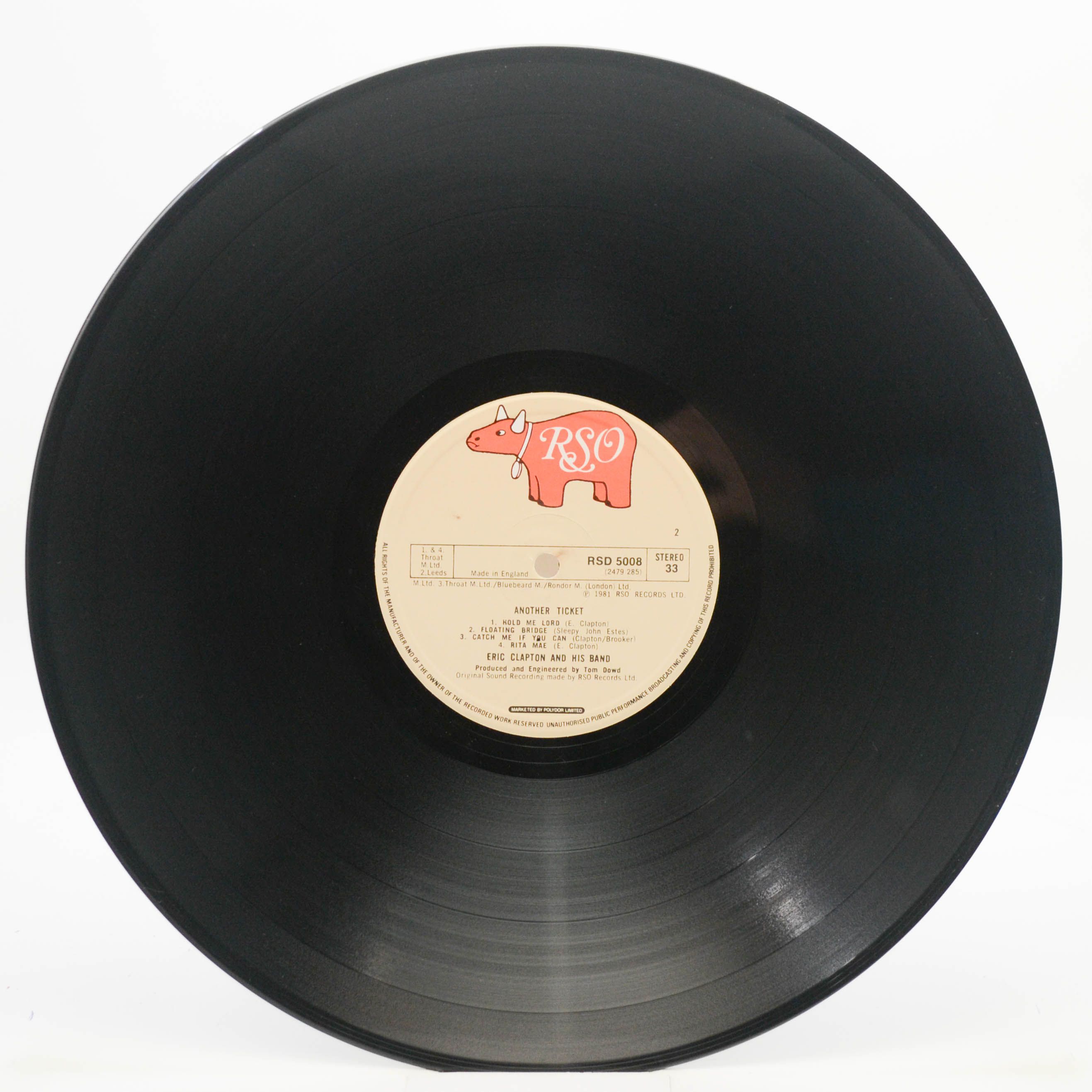 Eric Clapton — Another Ticket (1-st, UK), 1981