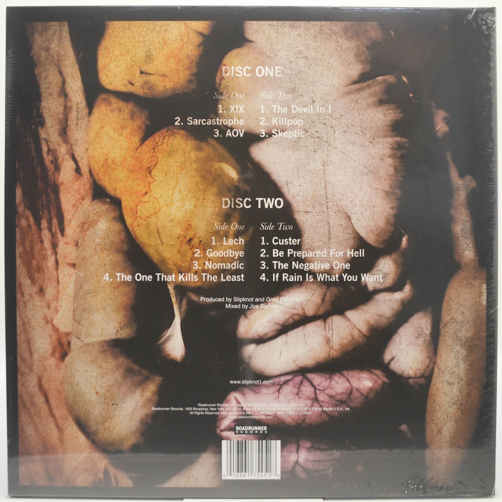 Slipknot — .5: The Gray Chapter (2LP), 2014