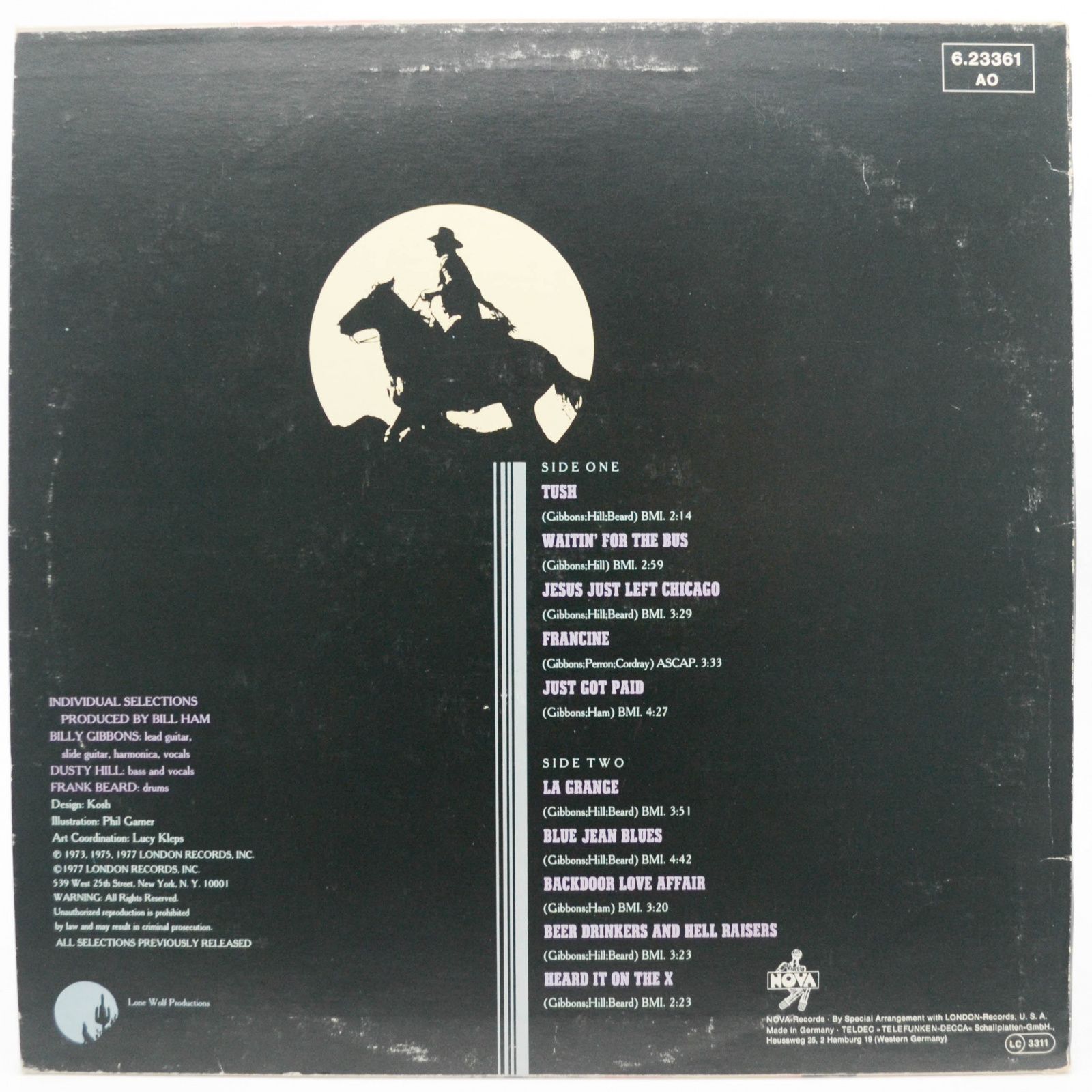 ZZ Top — The Best Of ZZ Top, 1977