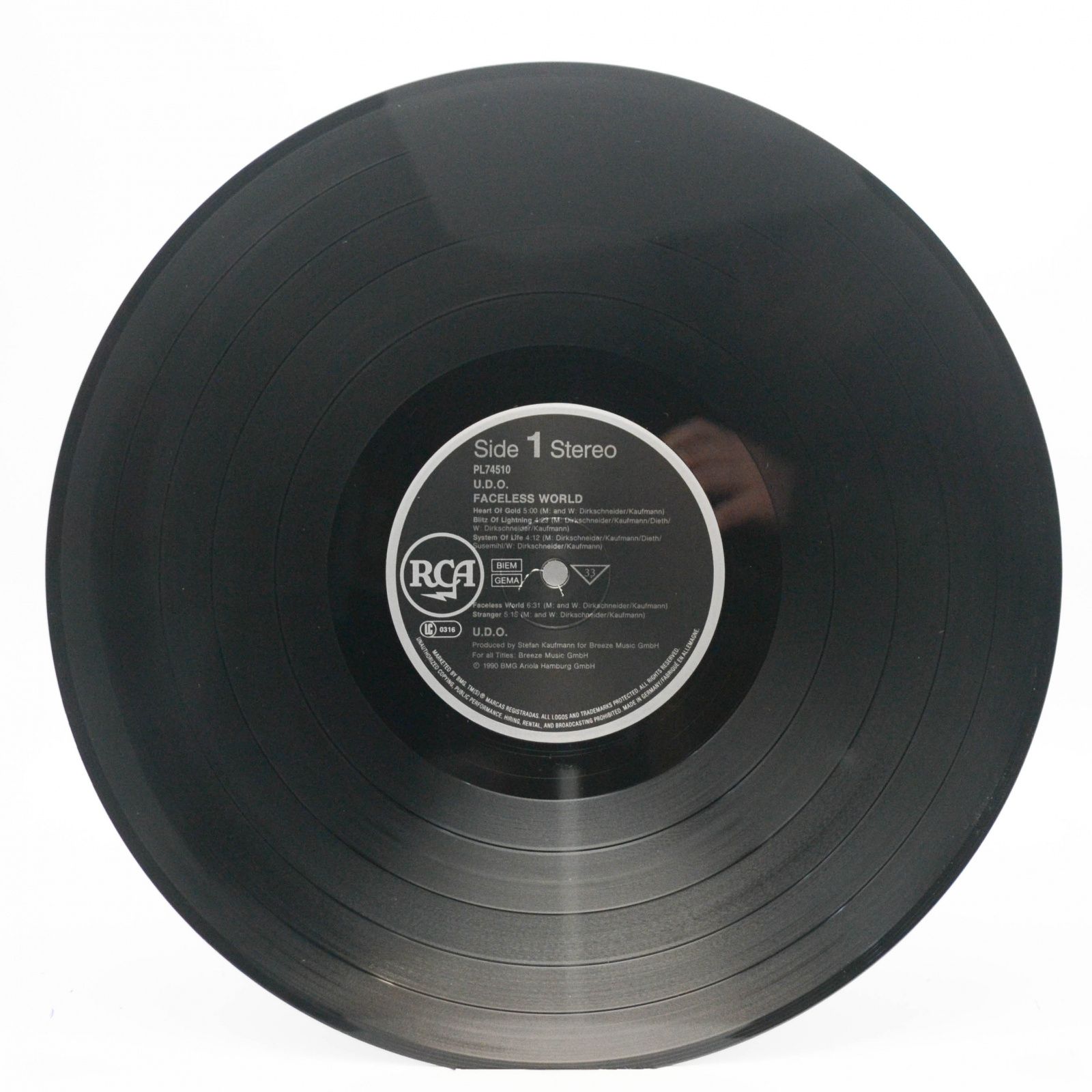 U.D.O. — Faceless World, 1990