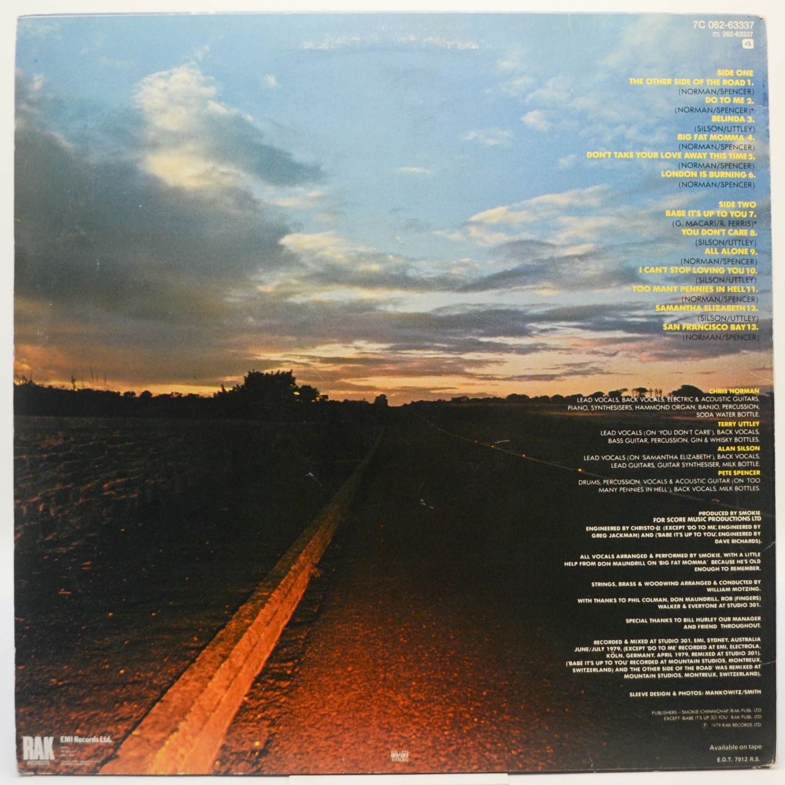 Smokie — The Other Side Of The Road, 1979