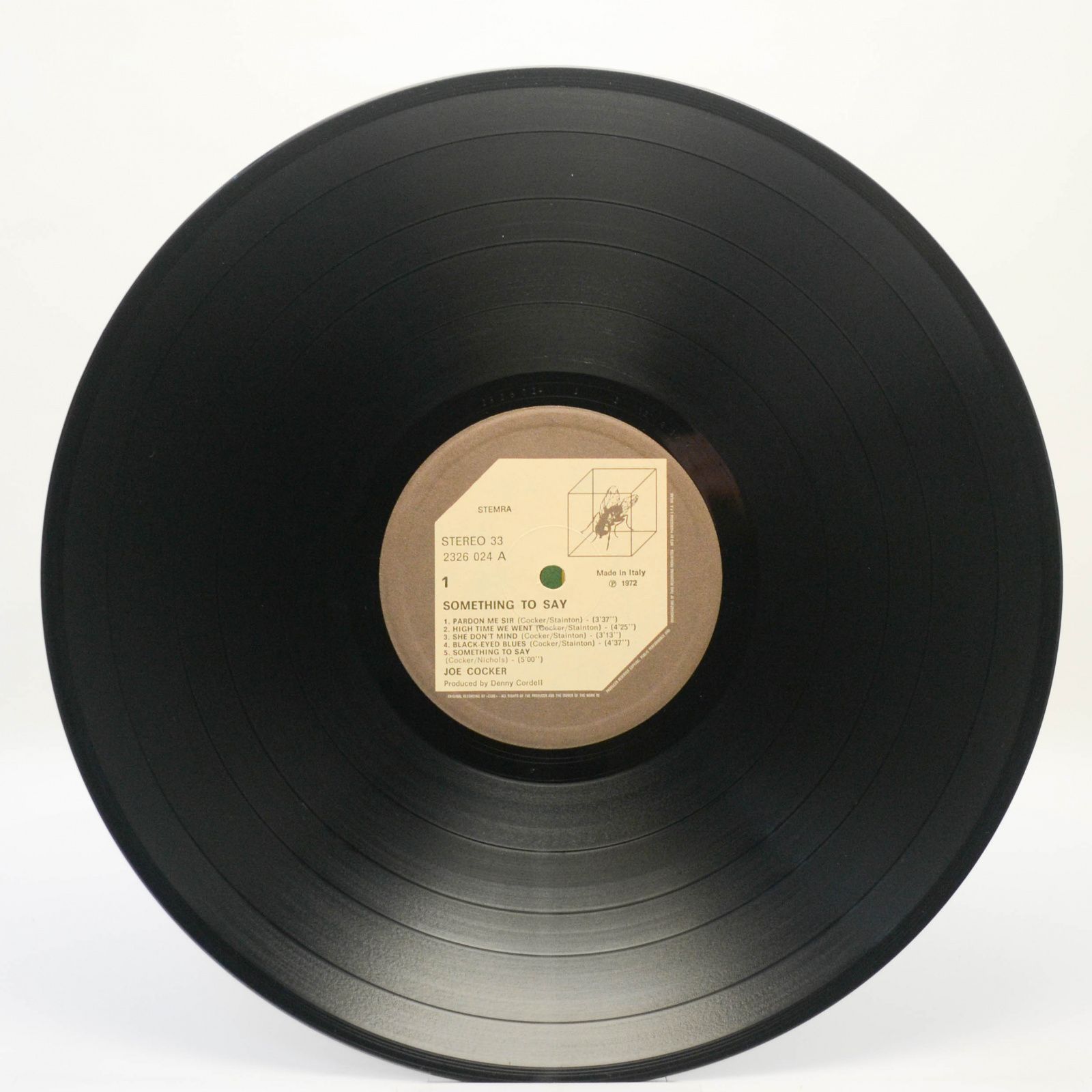 Joe Cocker — Something To Say, 1972