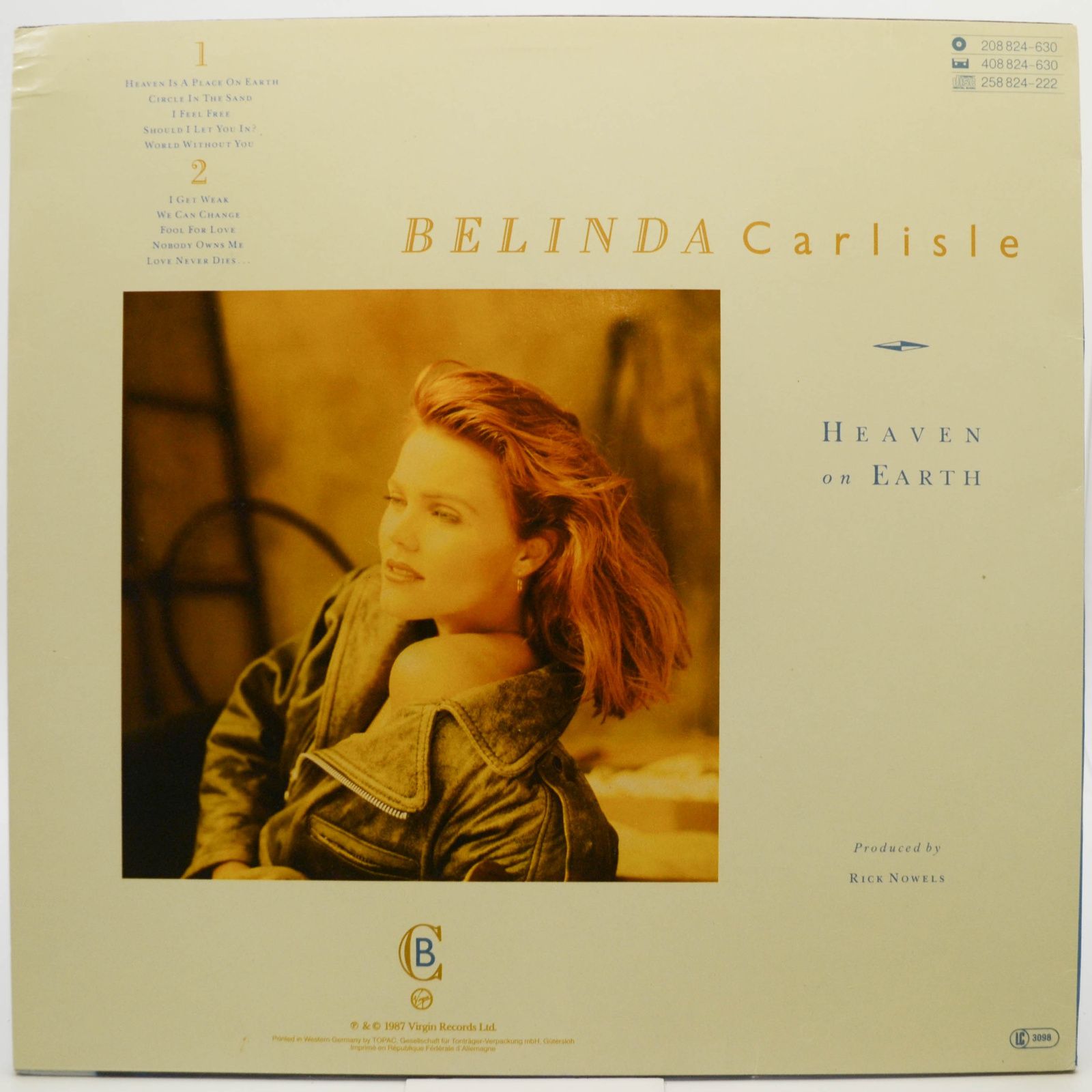 Belinda Carlisle — Heaven On Earth, 1987