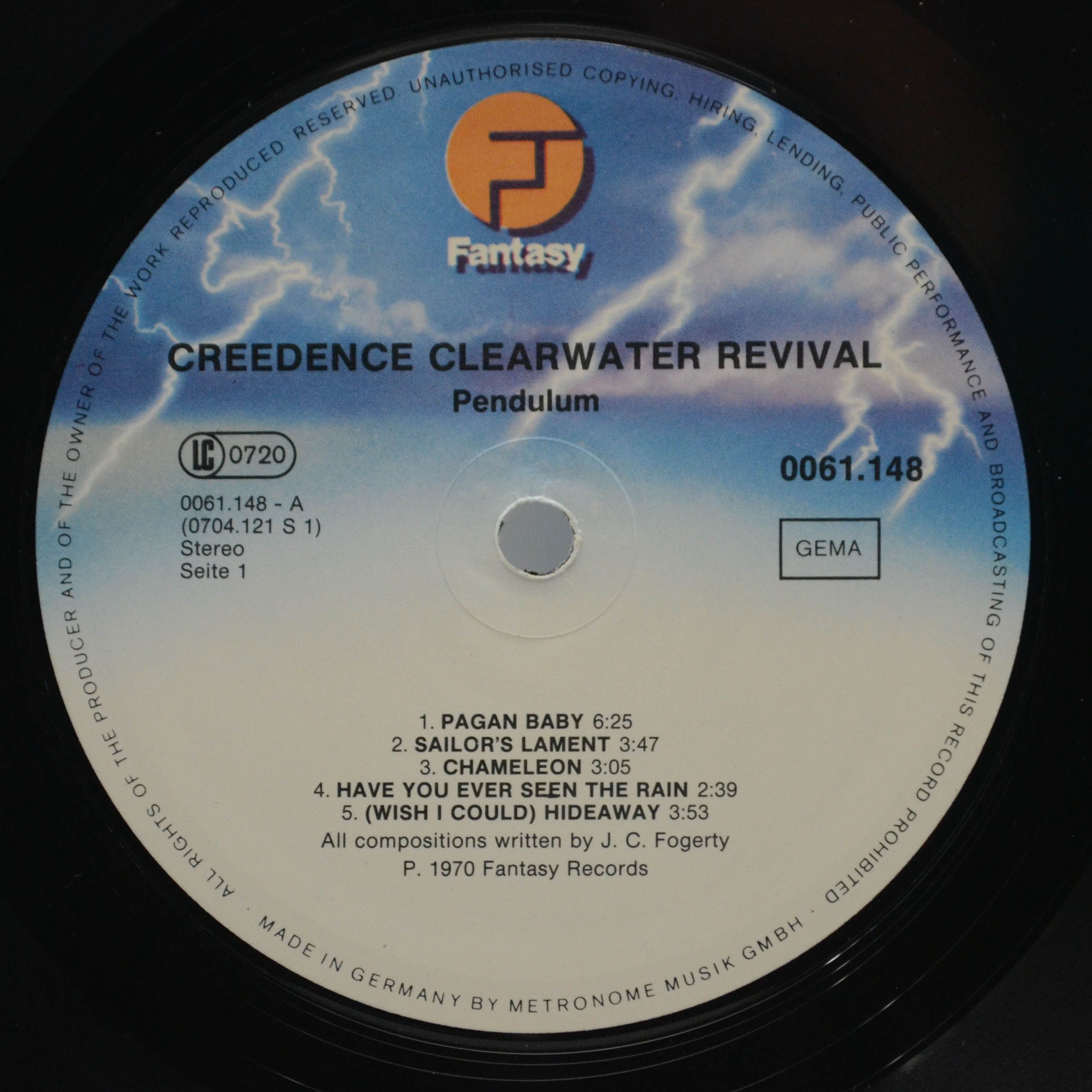 Creedence Clearwater Revival — Pendulum, 1970