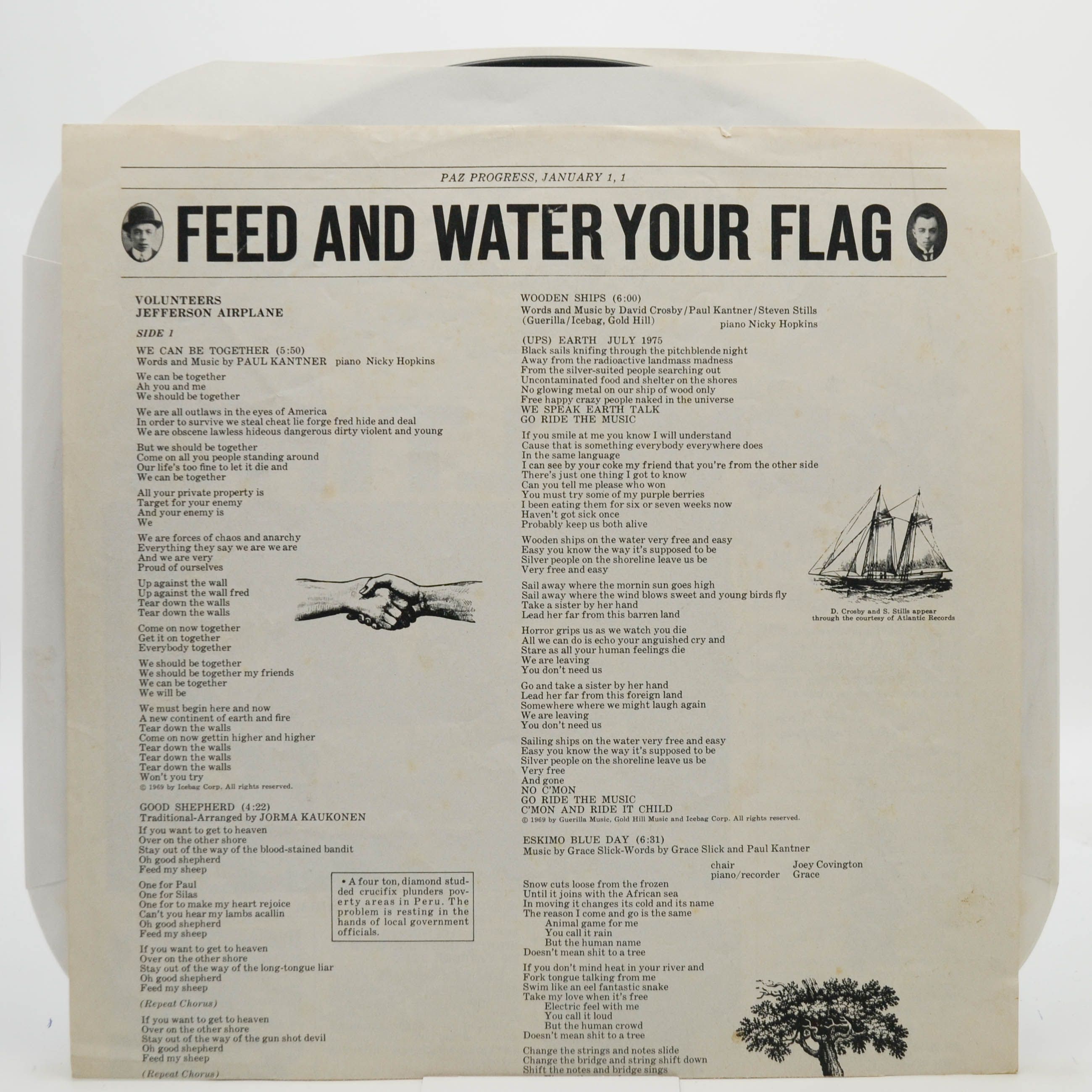 Jefferson Airplane — Volunteers (1-st, USA), 1969