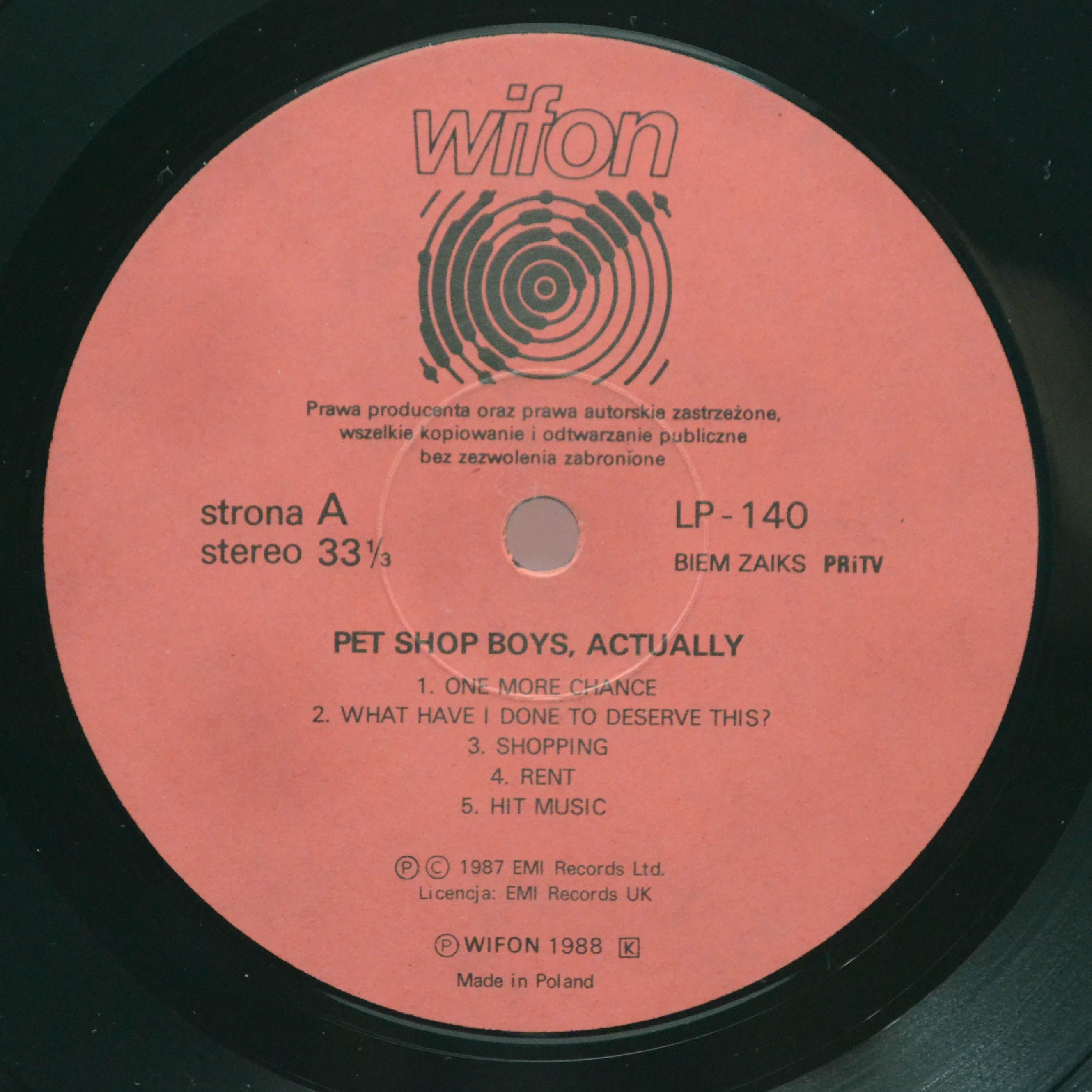 Pet Shop Boys — Actually, 1988