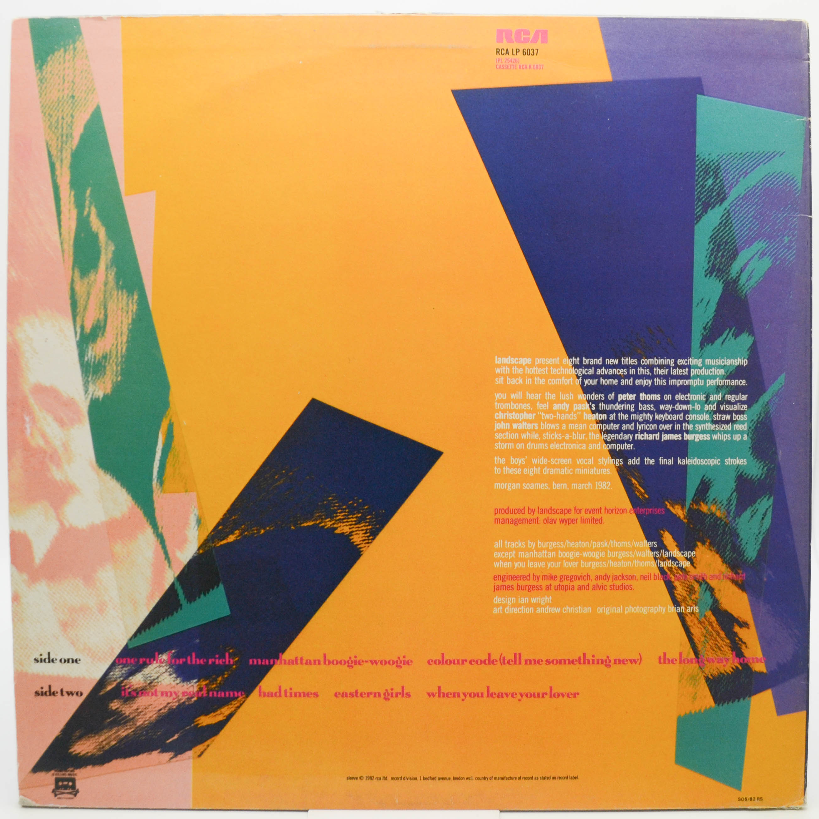 Landscape — Manhattan Boogie-Woogie (1-st, UK), 1982