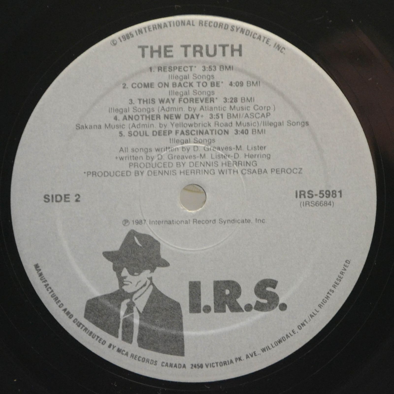 Truth — Weapons Of Love, 1987