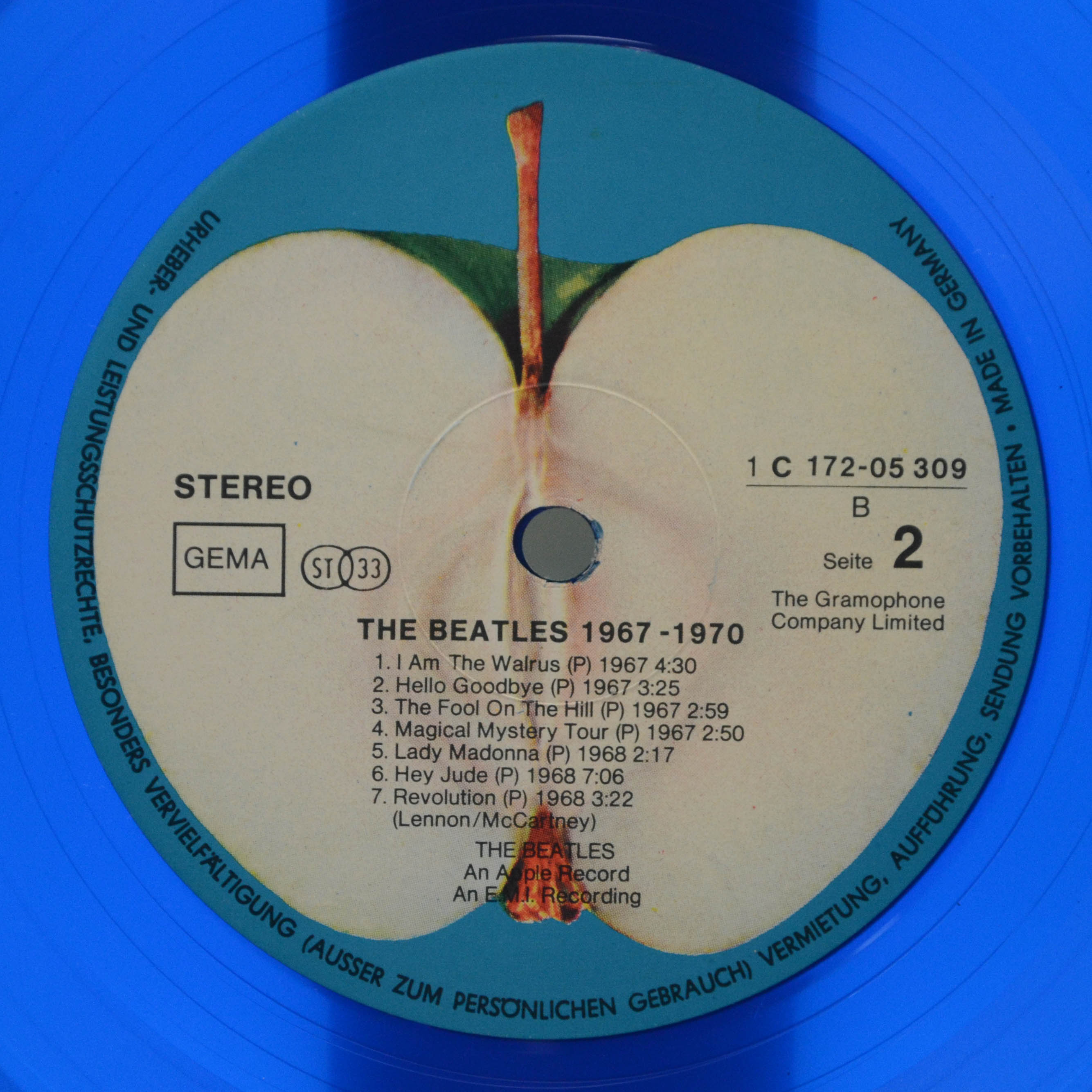 Beatles — 1967-1970 (2LP), 1973