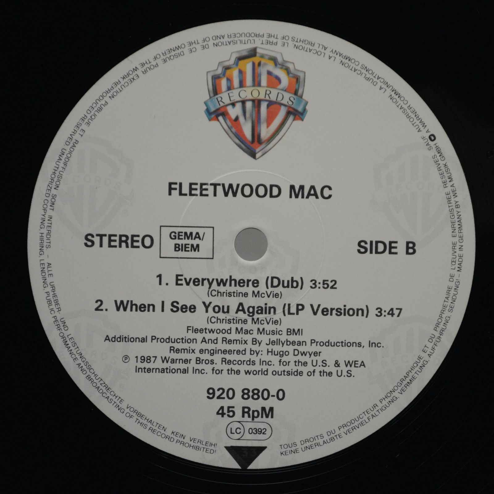 Fleetwood Mac — Everywhere, 1988