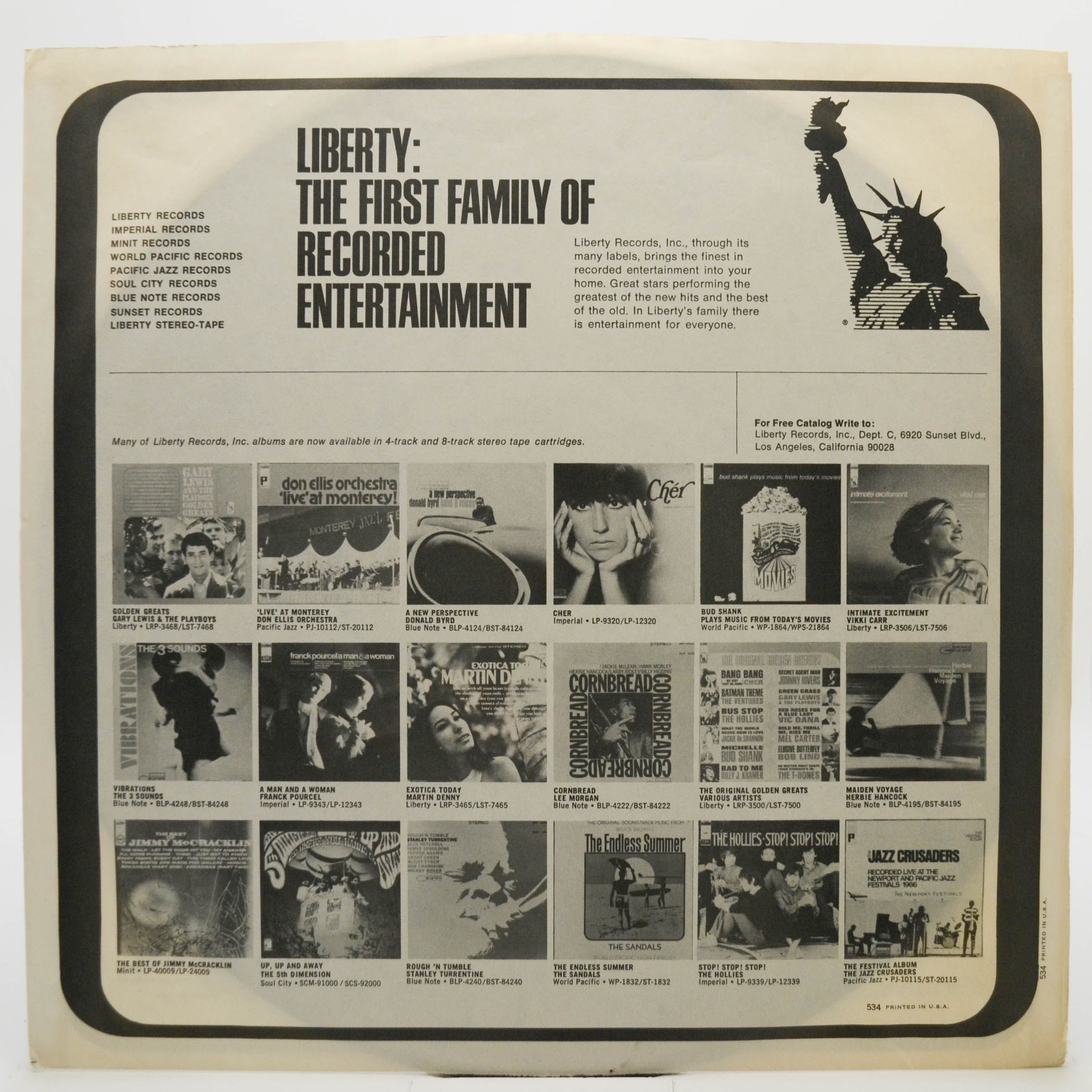 Ventures — Underground Fire (1-st, USA), 1969