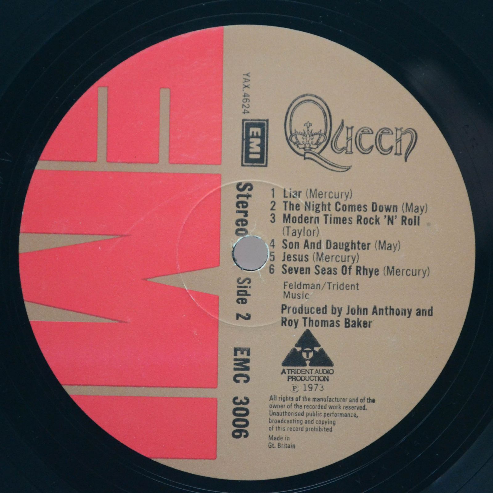 Queen — Queen (1-st, UK), 1973