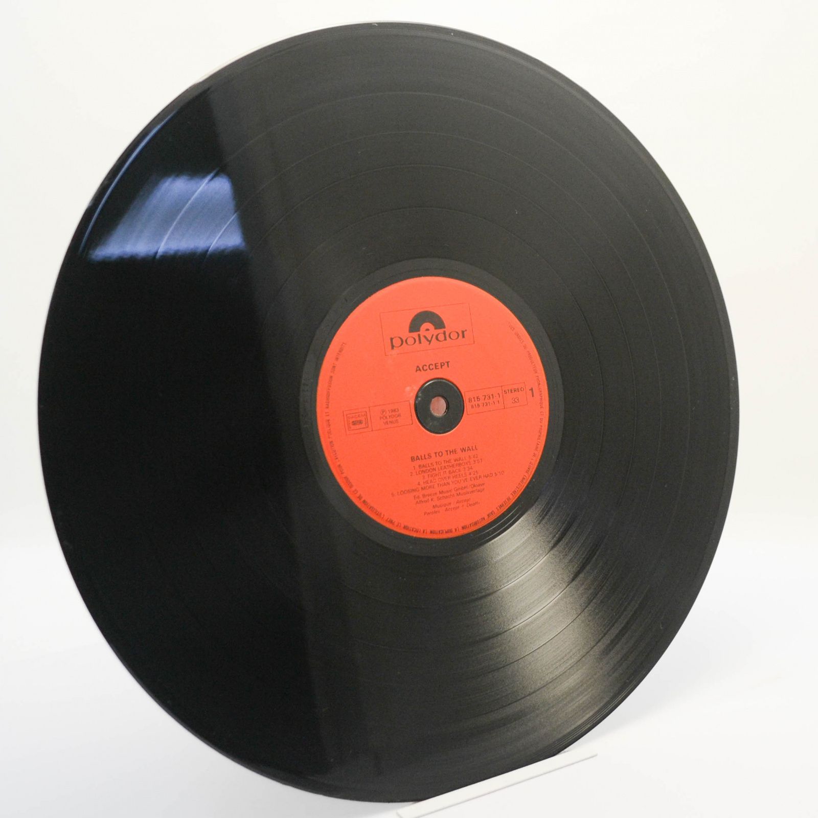 Accept — Balls To The Wall (poster), 1983