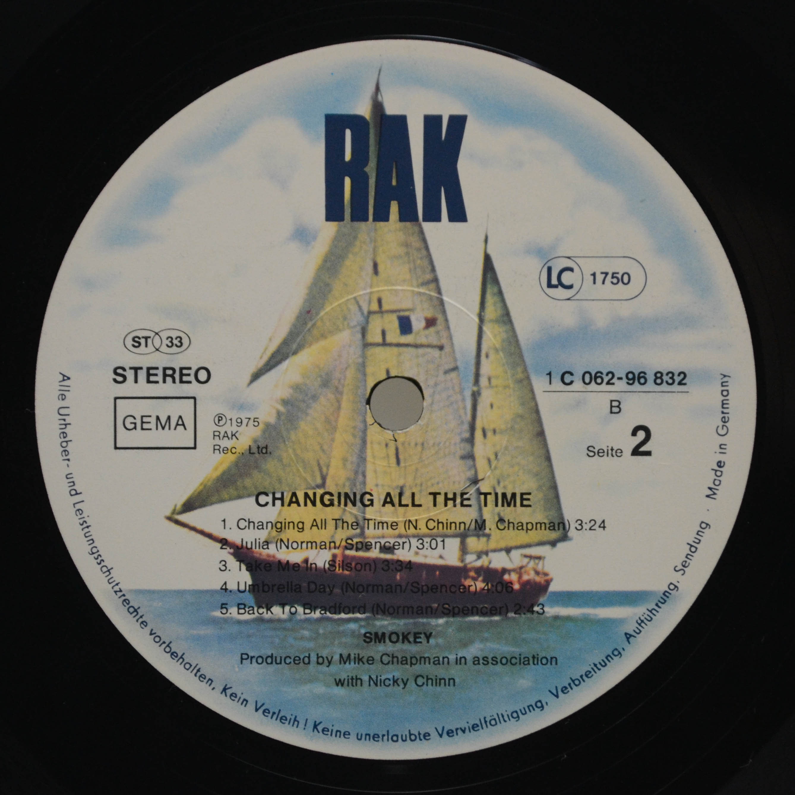 Smokey — Changing All The Time, 1975