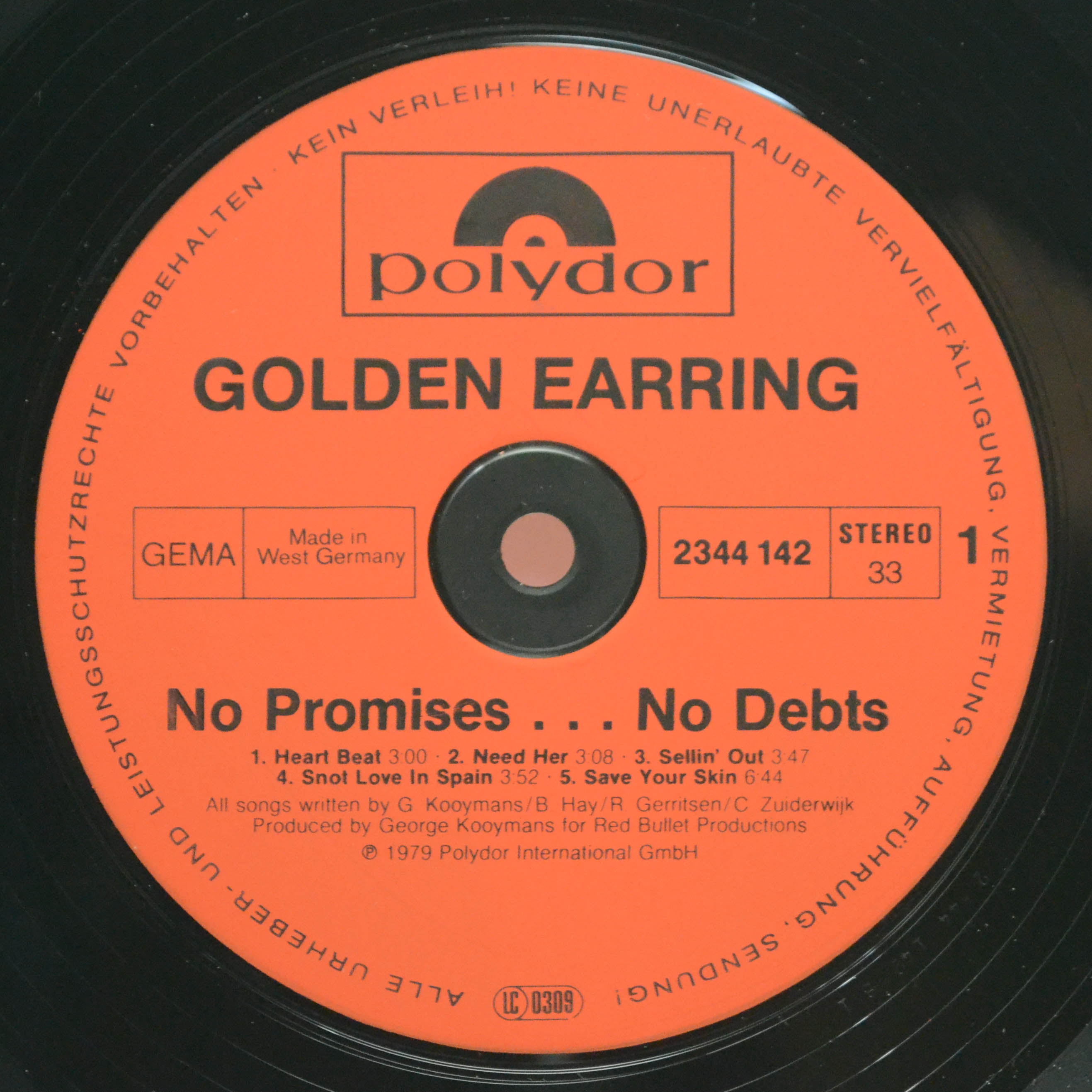 Golden Earring — No Promises ... No Debts, 1979
