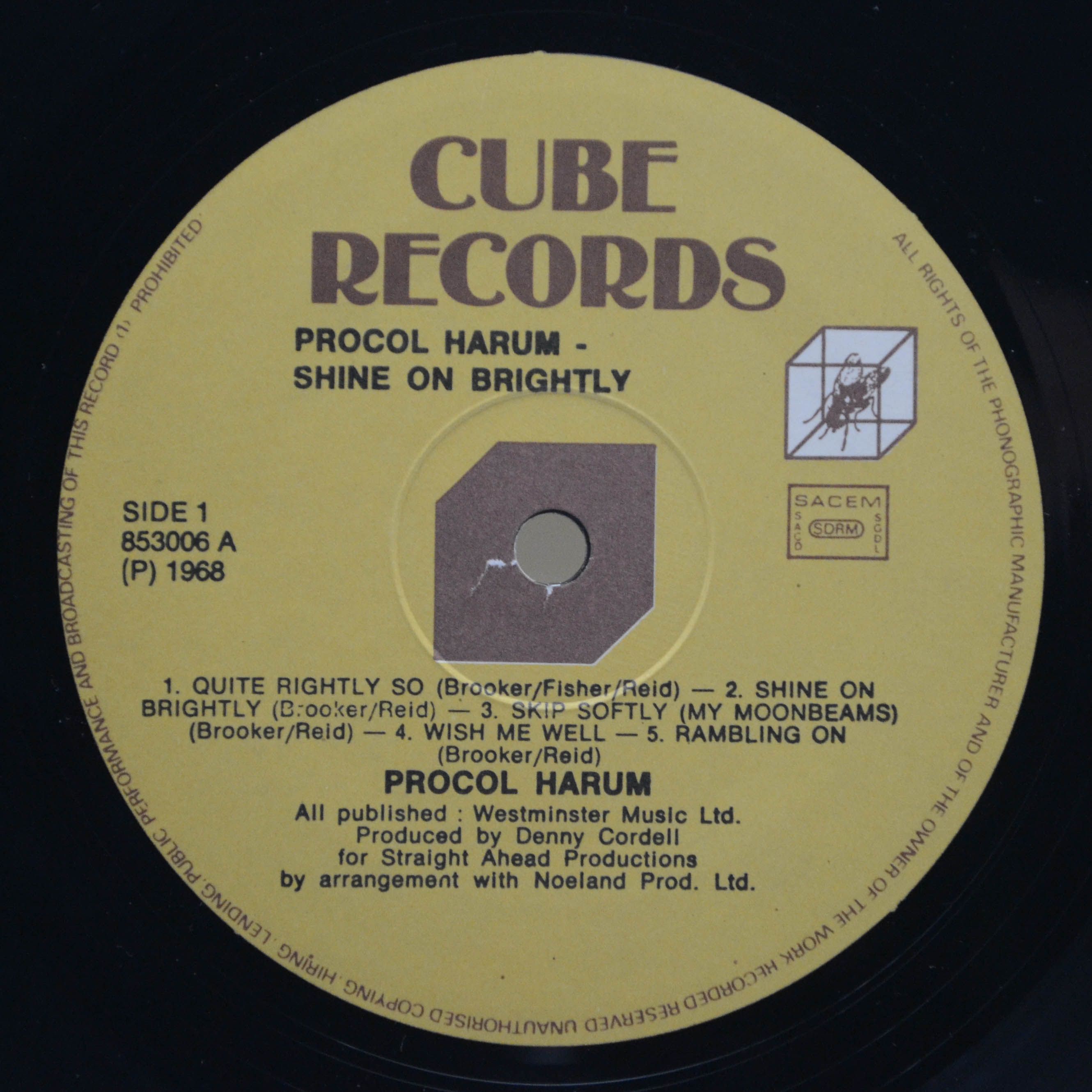 Procol Harum — Shine On Brightly, 1968