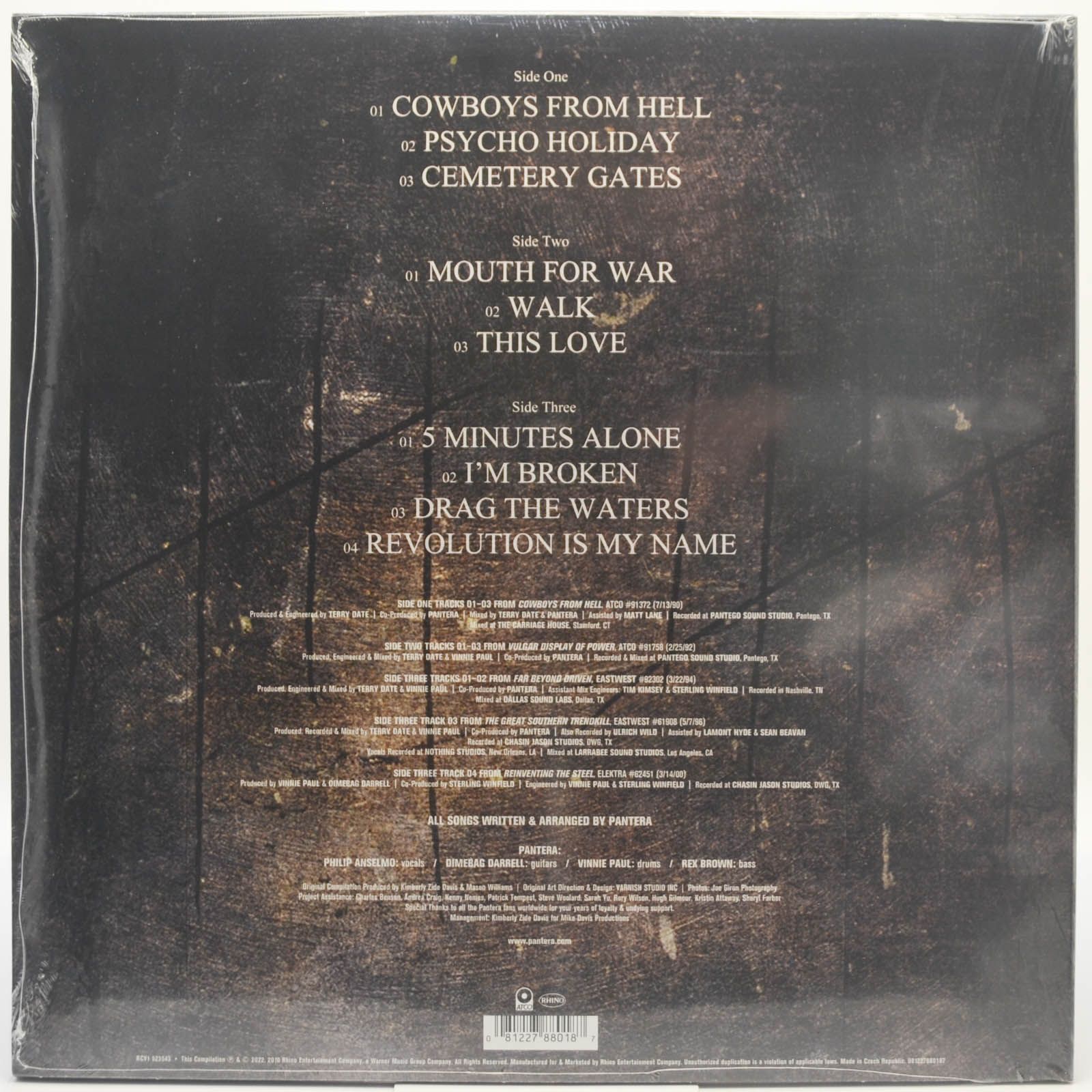 Pantera — 1990-2000: A Decade Of Domination (2LP), 2010