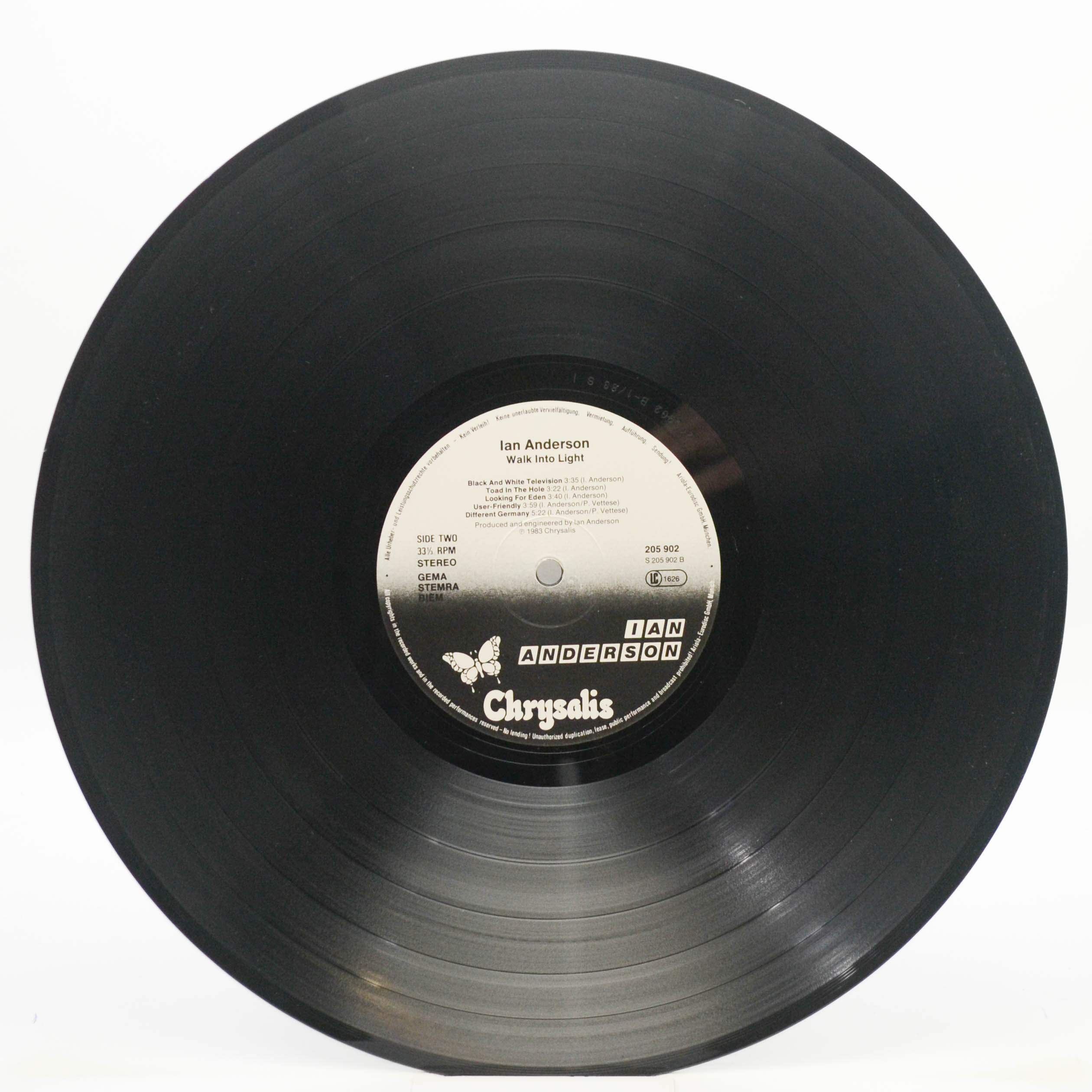 Ian Anderson — Walk Into Light, 1983