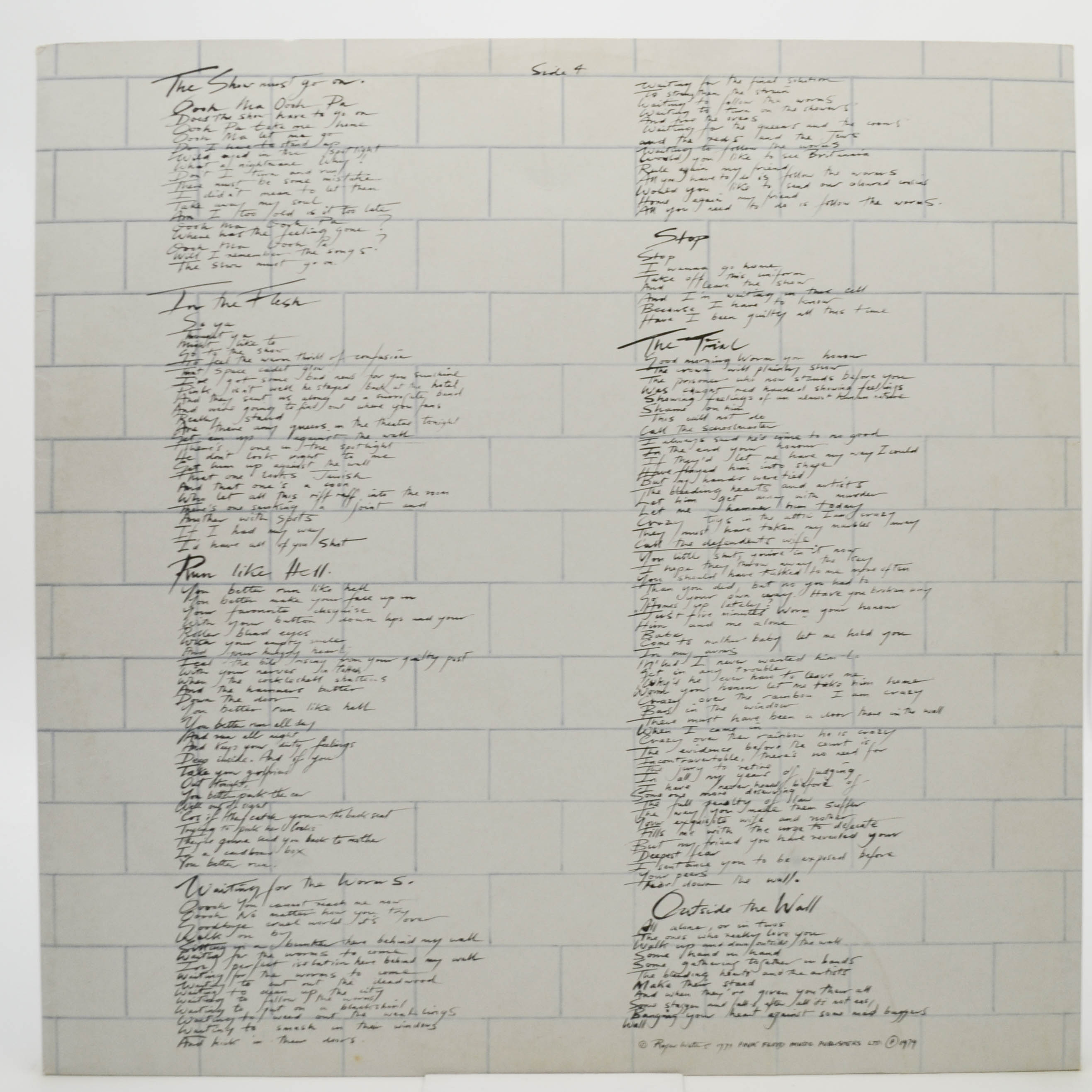 Pink Floyd — The Wall (2LP), 1979