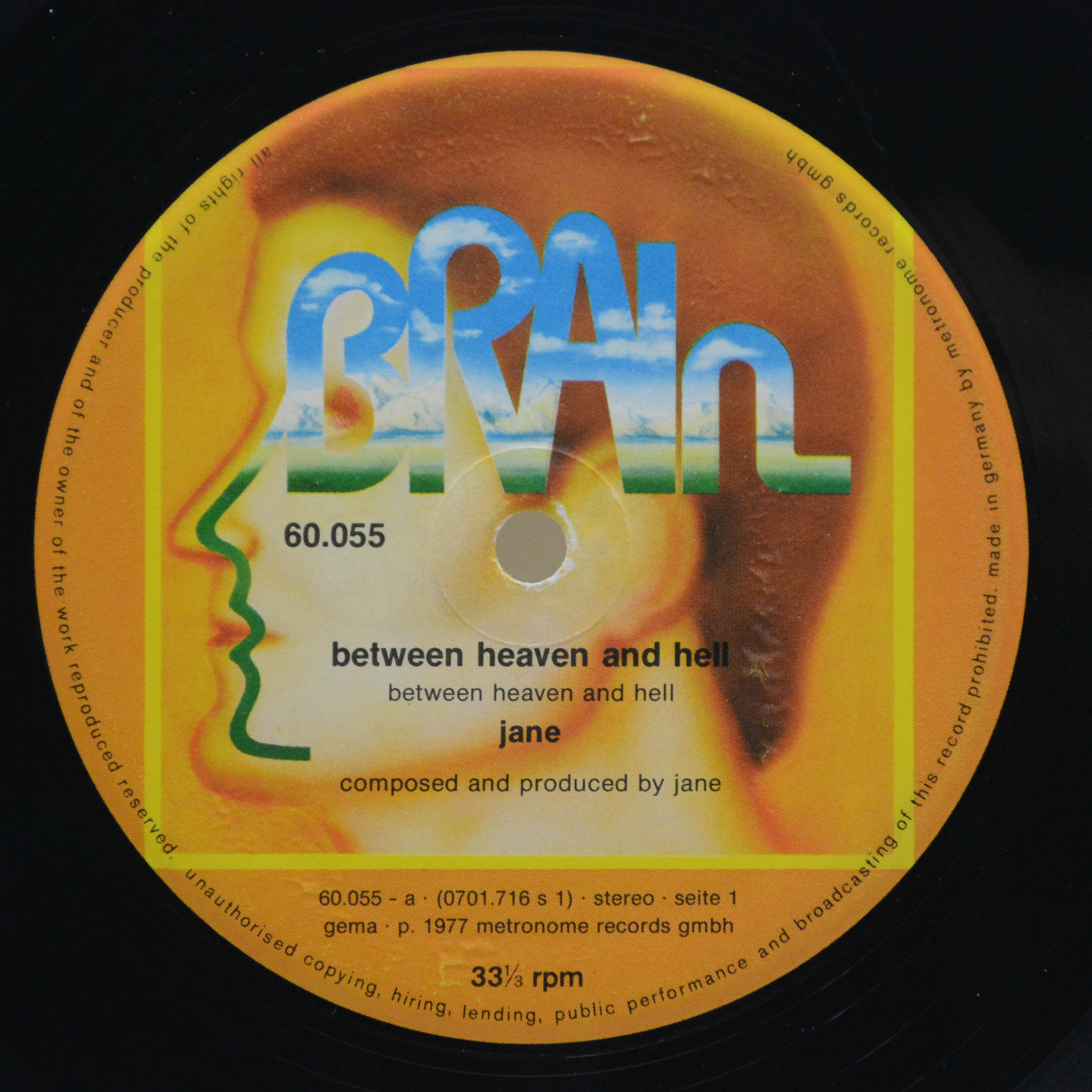 Jane — Between Heaven And Hell, 1977