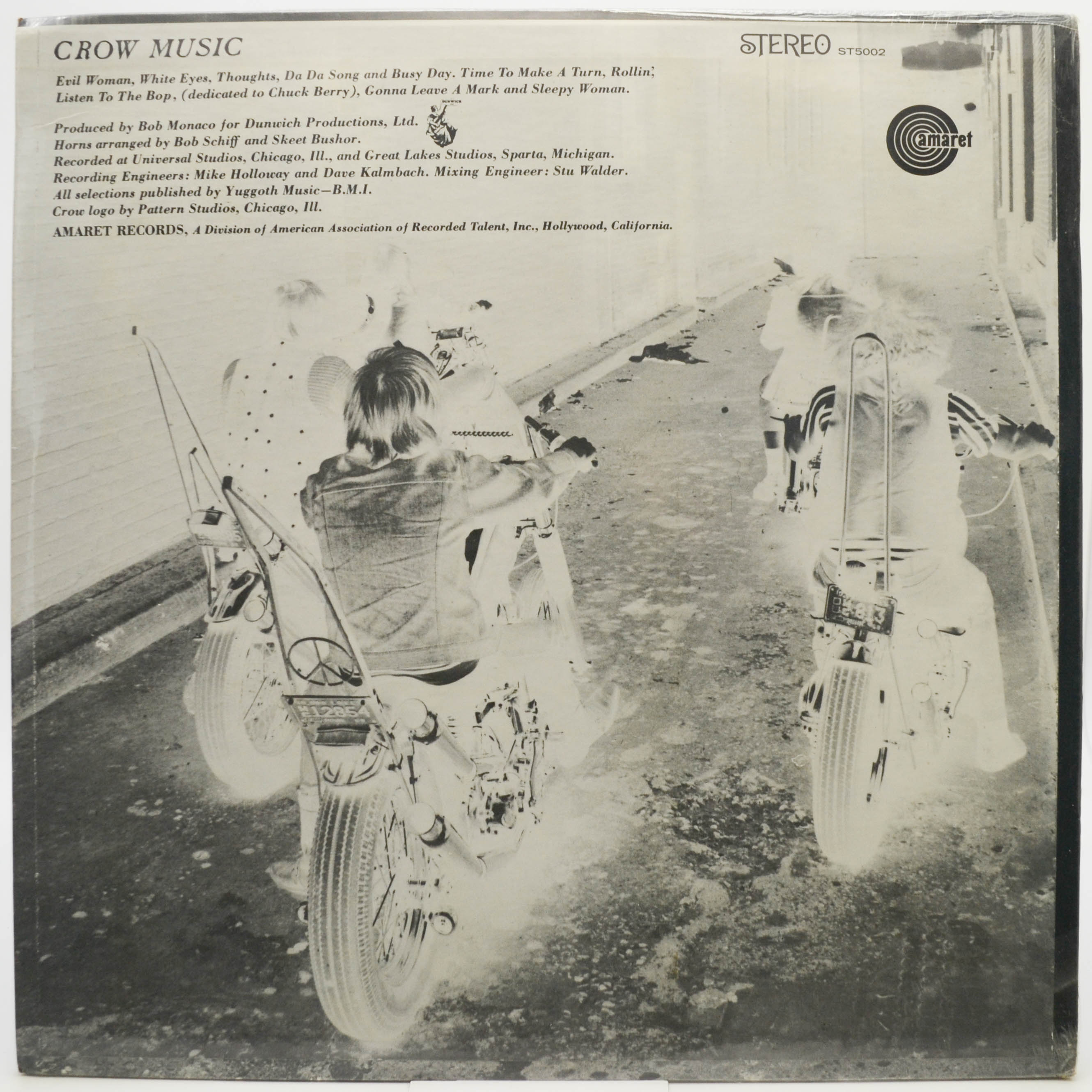 Crow — Crow Music (1-st, USA), 1969