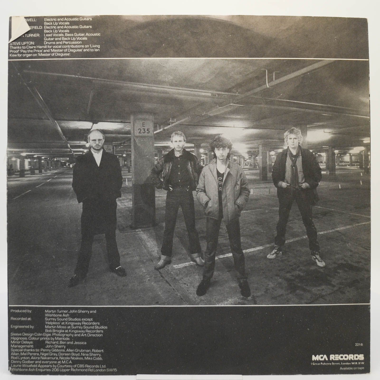 Wishbone Ash — Just Testing, 1980