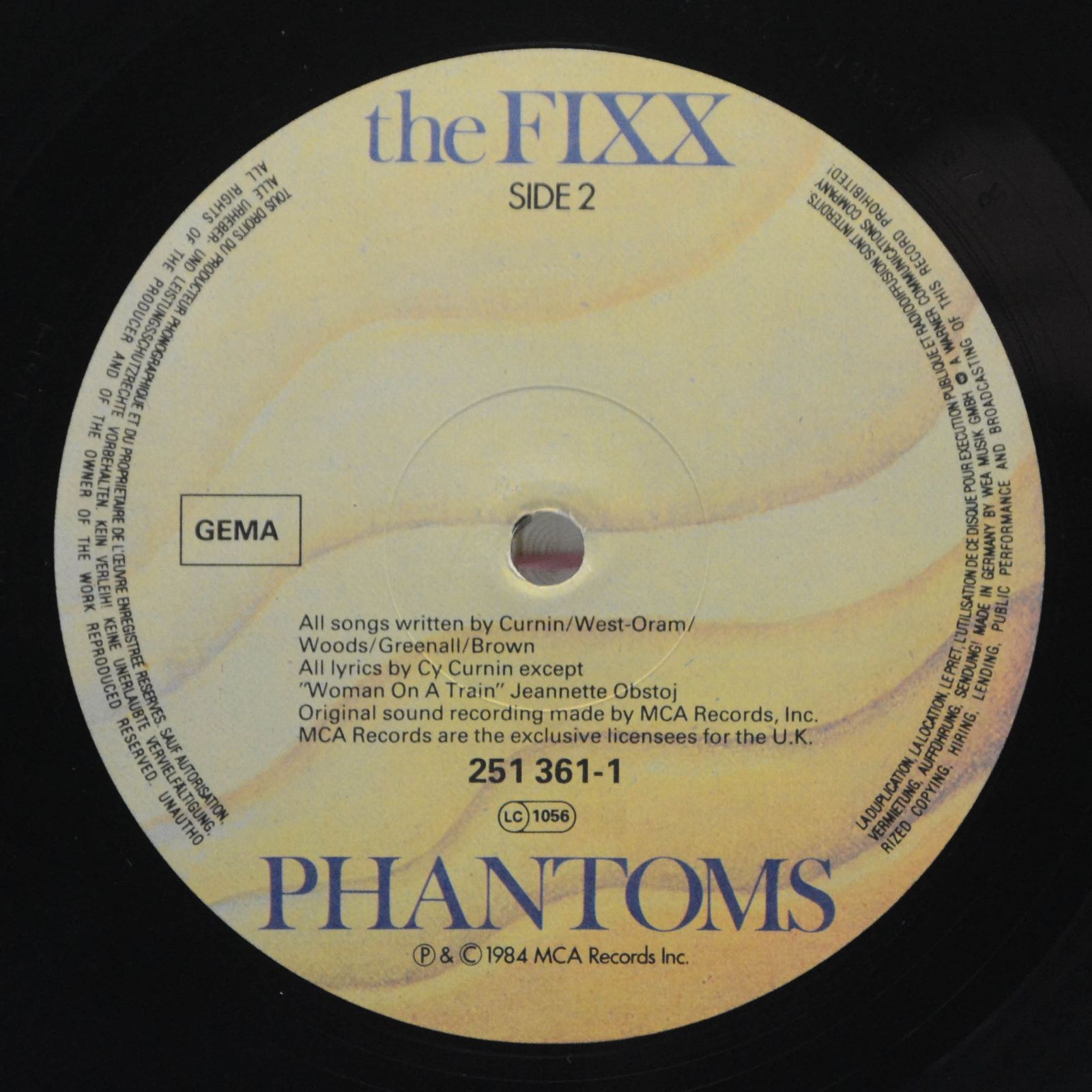 Fixx — Phantoms, 1984