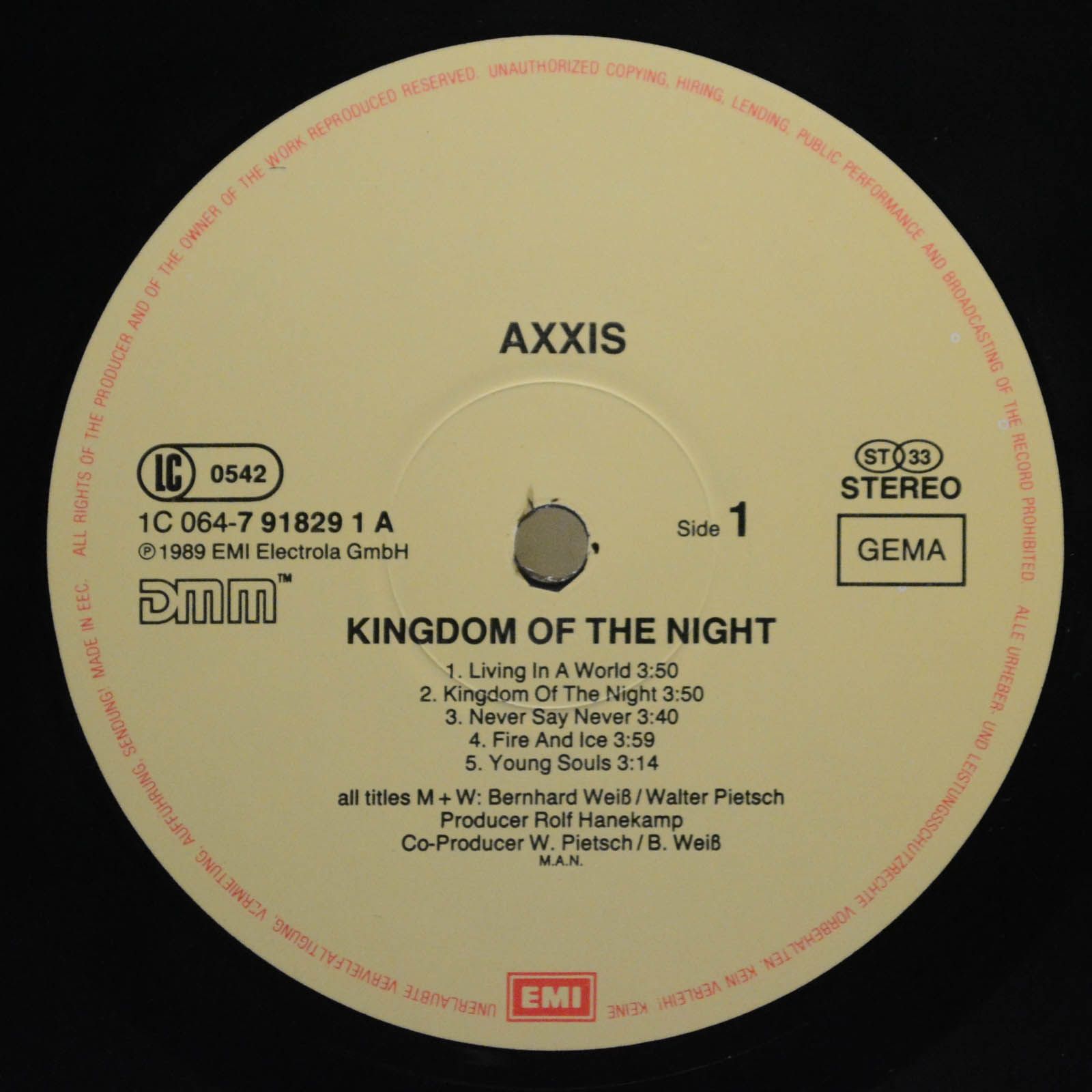 Axxis — Kingdom Of The Night, 1989