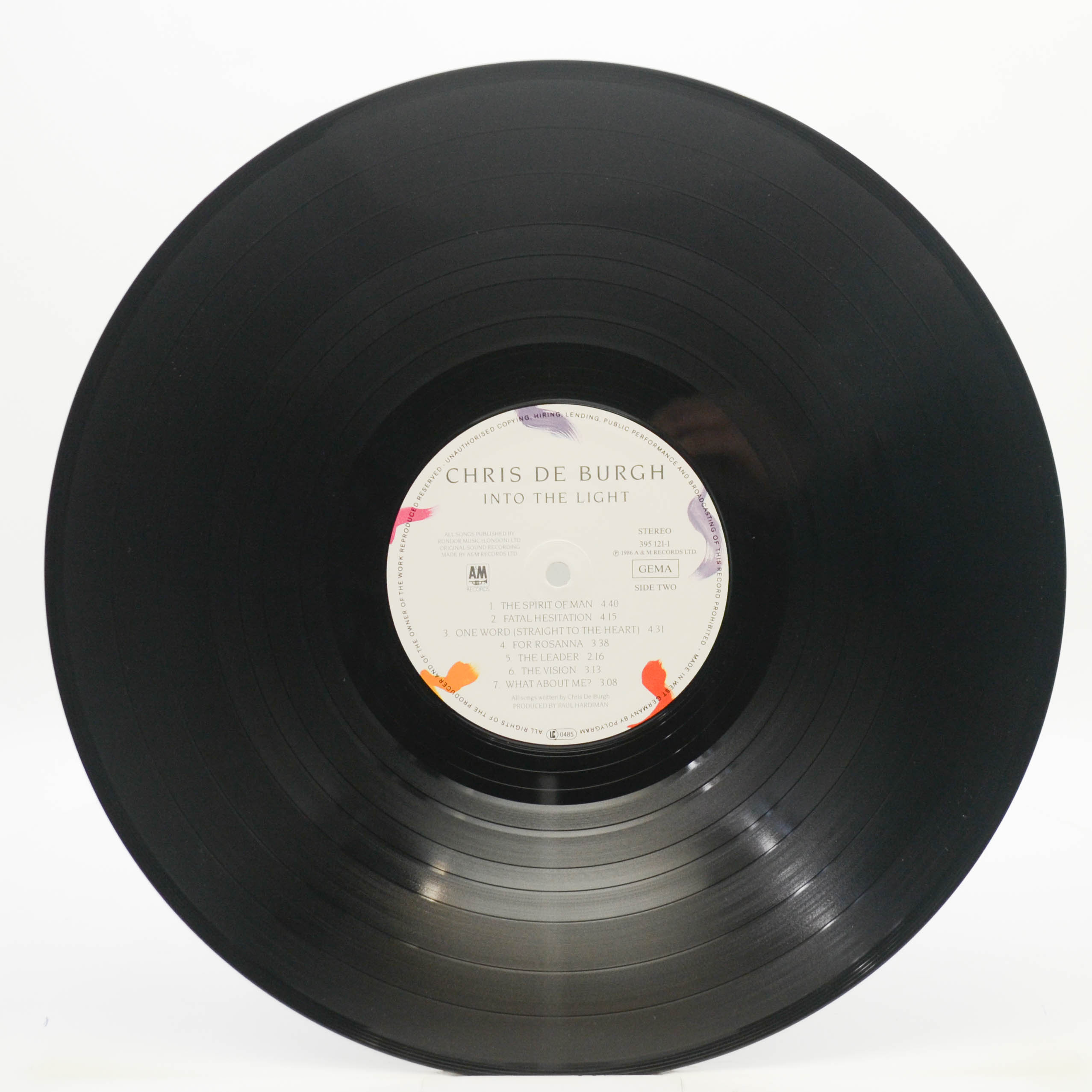 Chris de Burgh — Into The Light, 1986