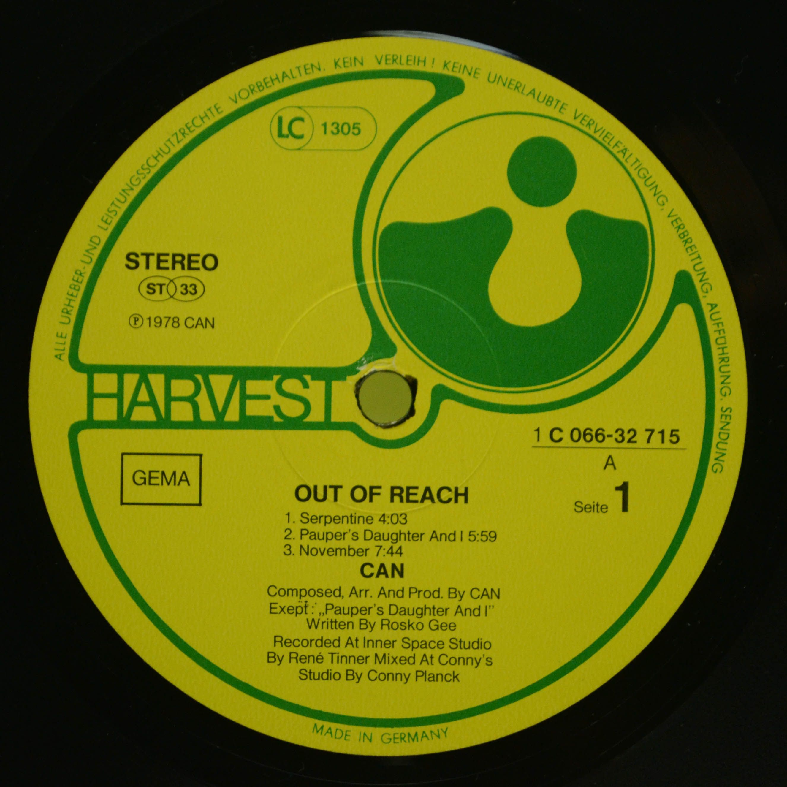 Can — Out Of Reach, 1978