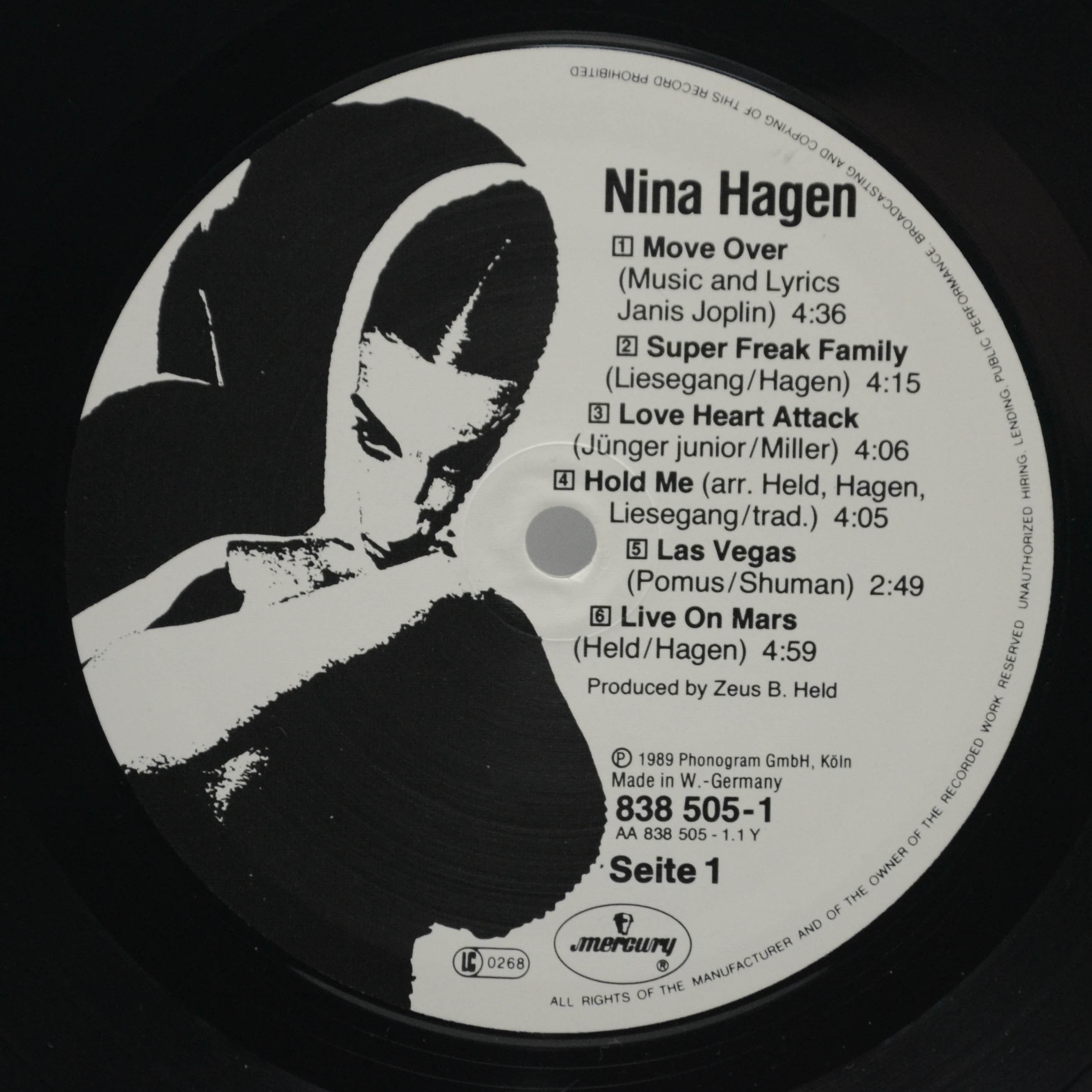 Nina Hagen — Nina Hagen, 1989