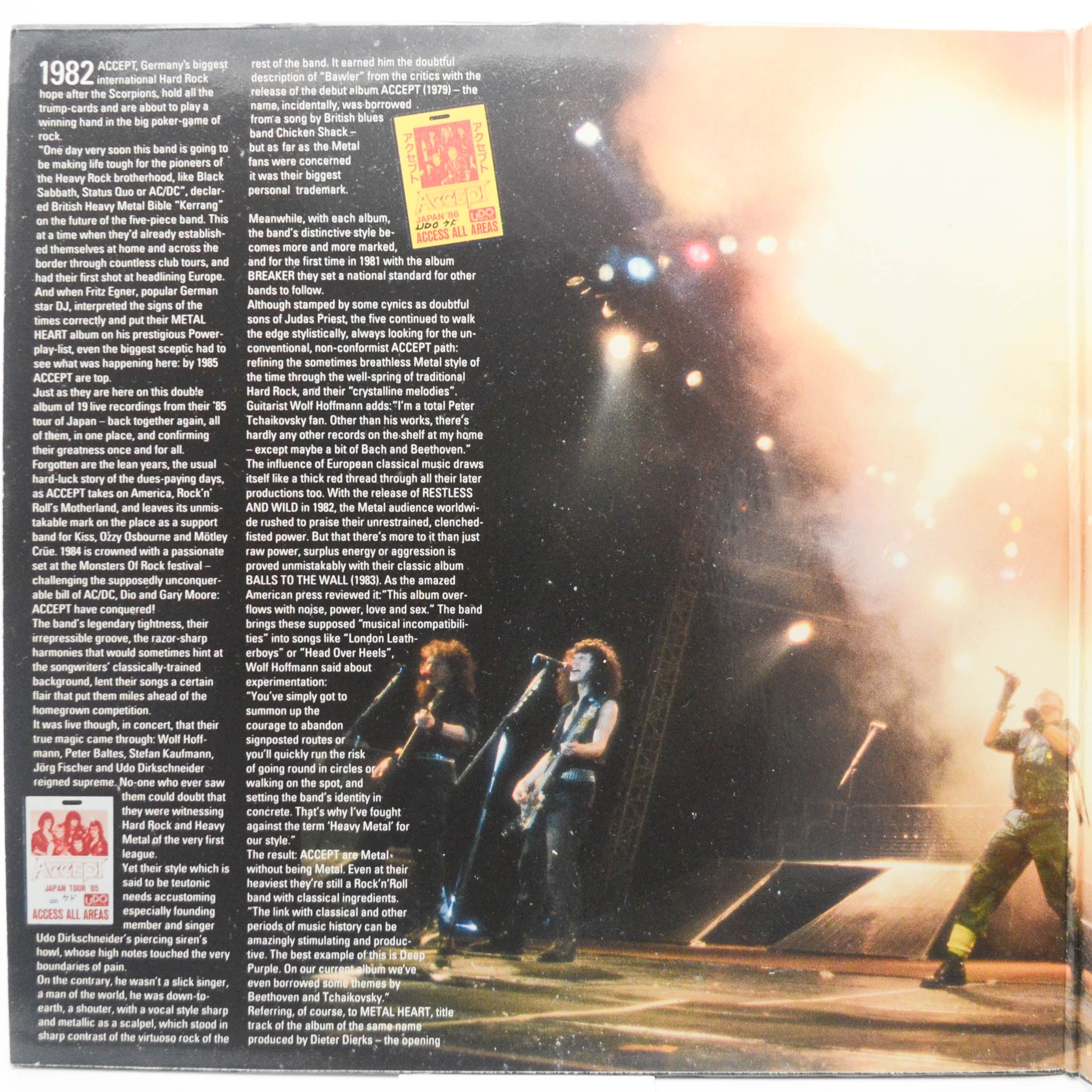 Accept — Staying A Life (2LP, 1-st, Germany), 1990