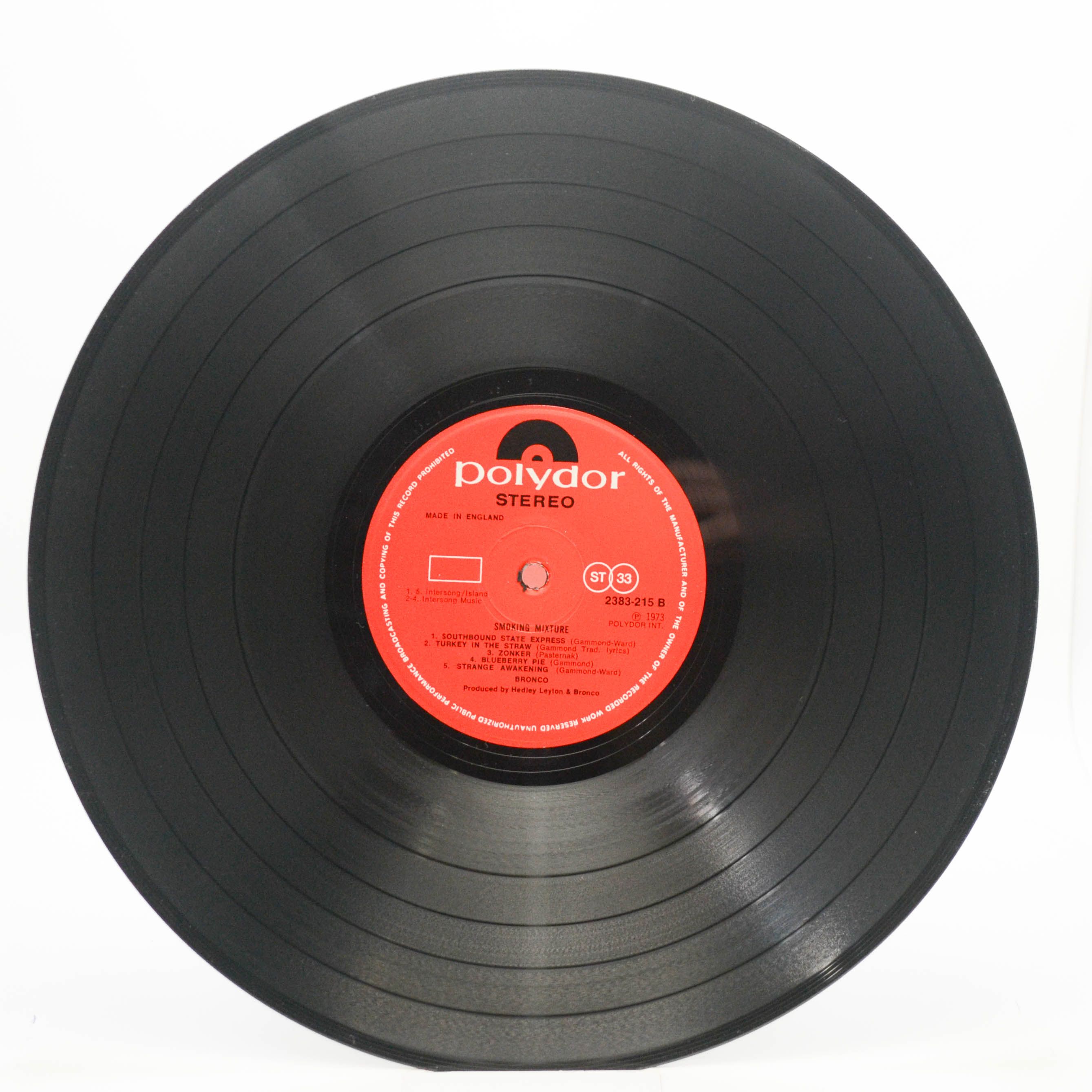 Bronco — Smoking Mixture (1-st, UK), 1973