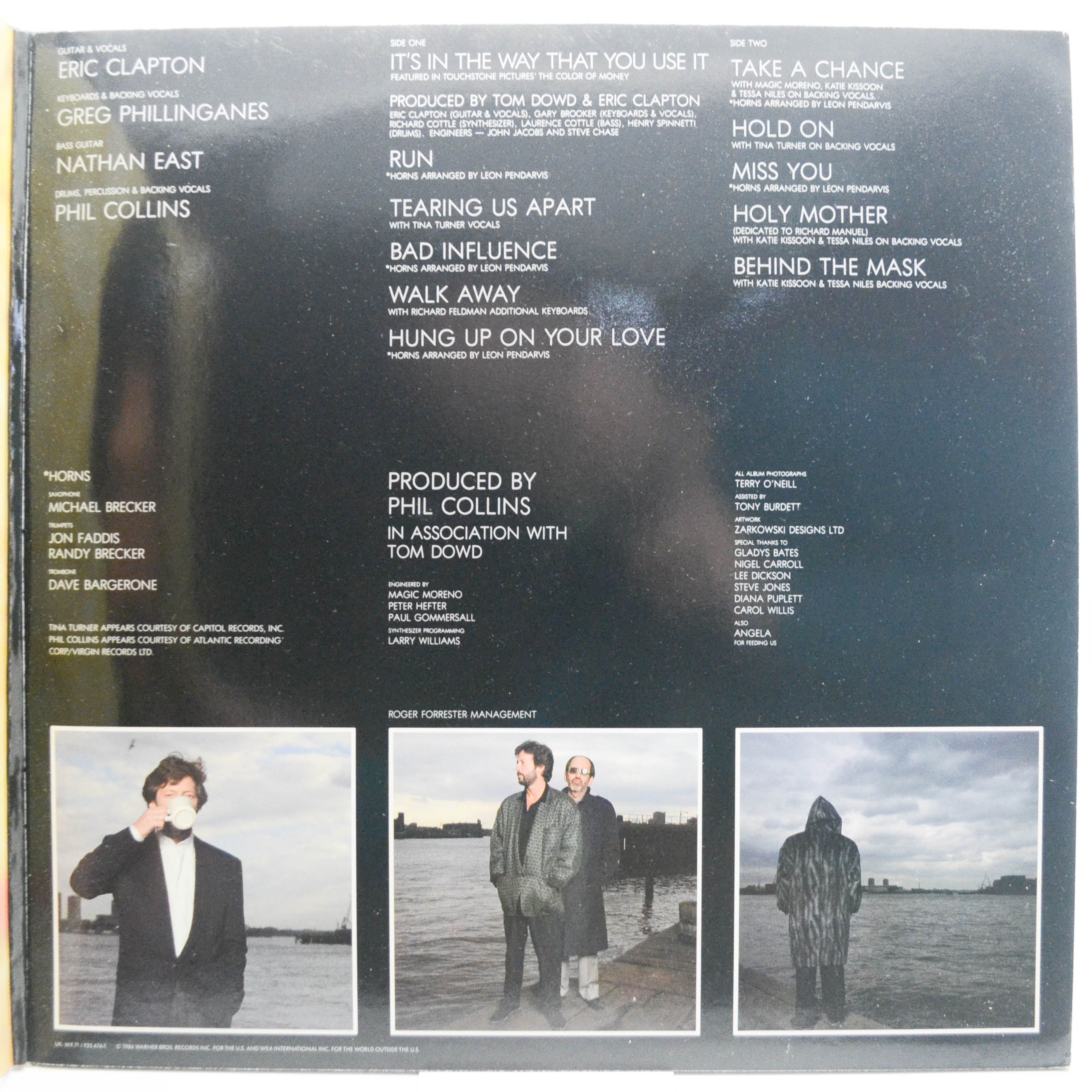 Eric Clapton — August, 1986