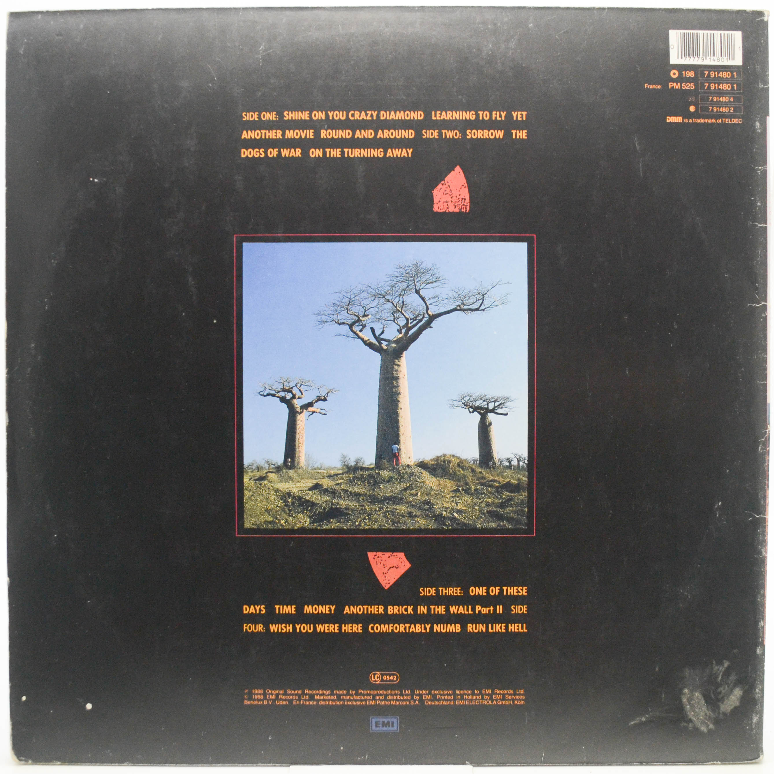 Pink Floyd — Delicate Sound Of Thunder (2LP), 1988