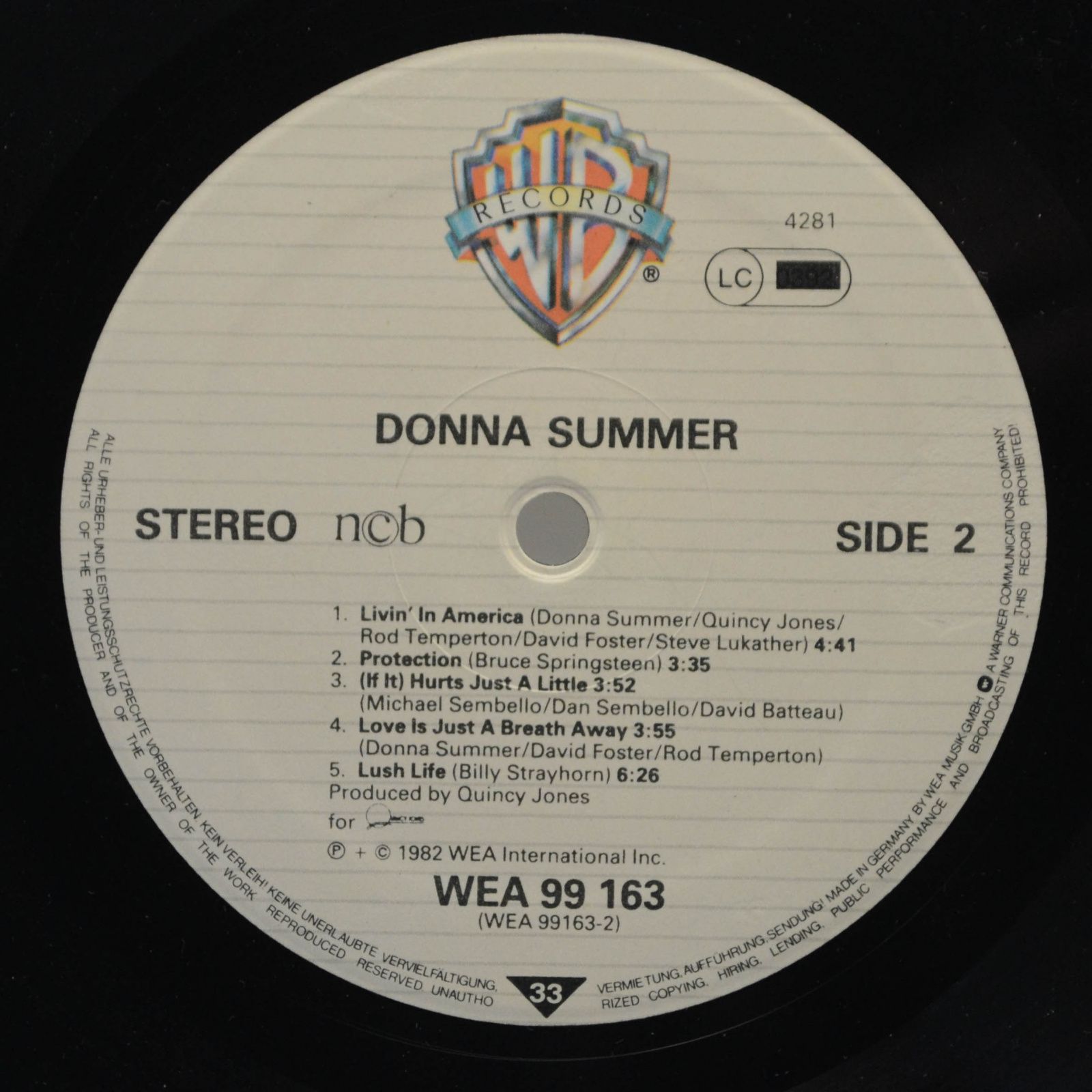 Donna Summer — Donna Summer, 1982