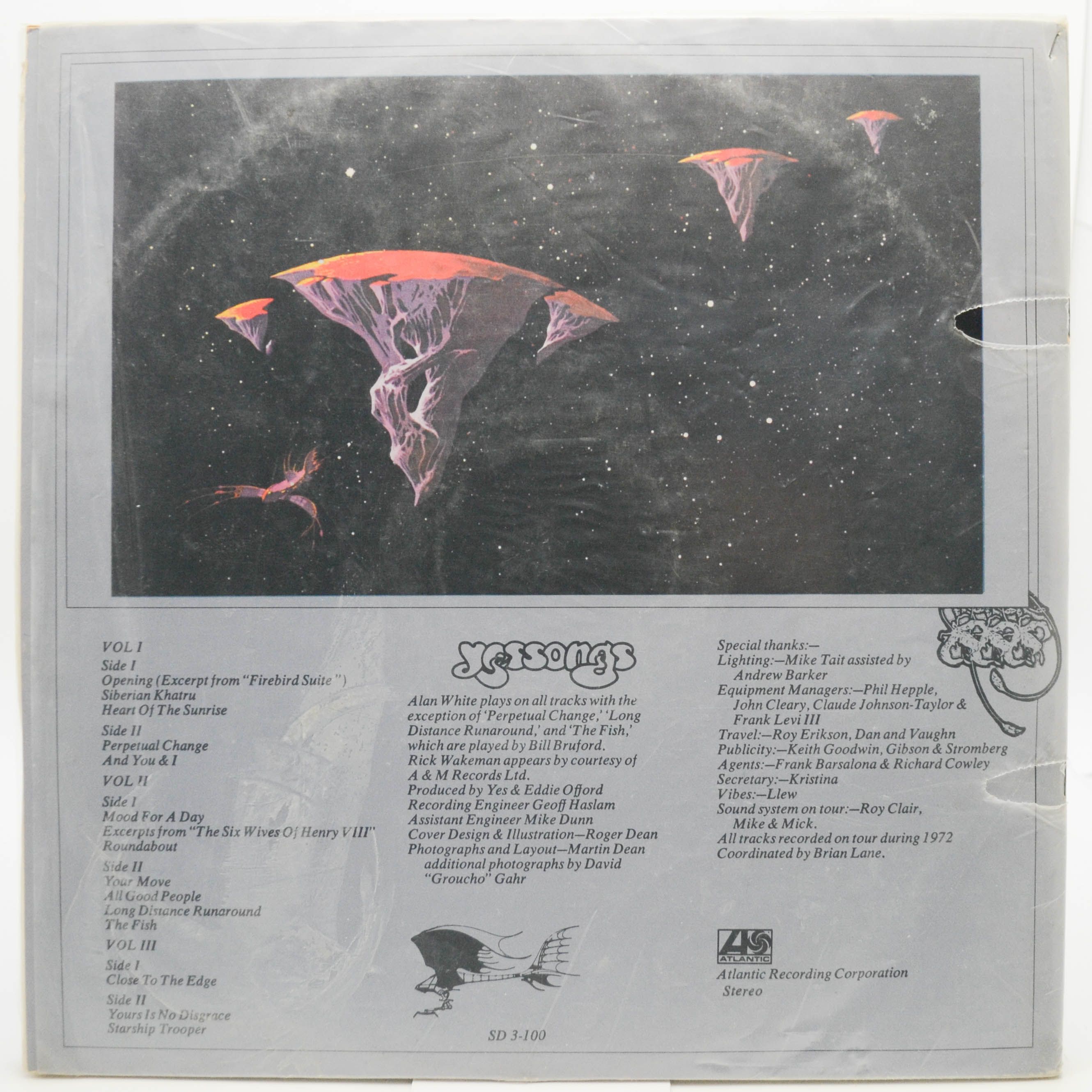 Yes — Yessongs (3LP), 1973