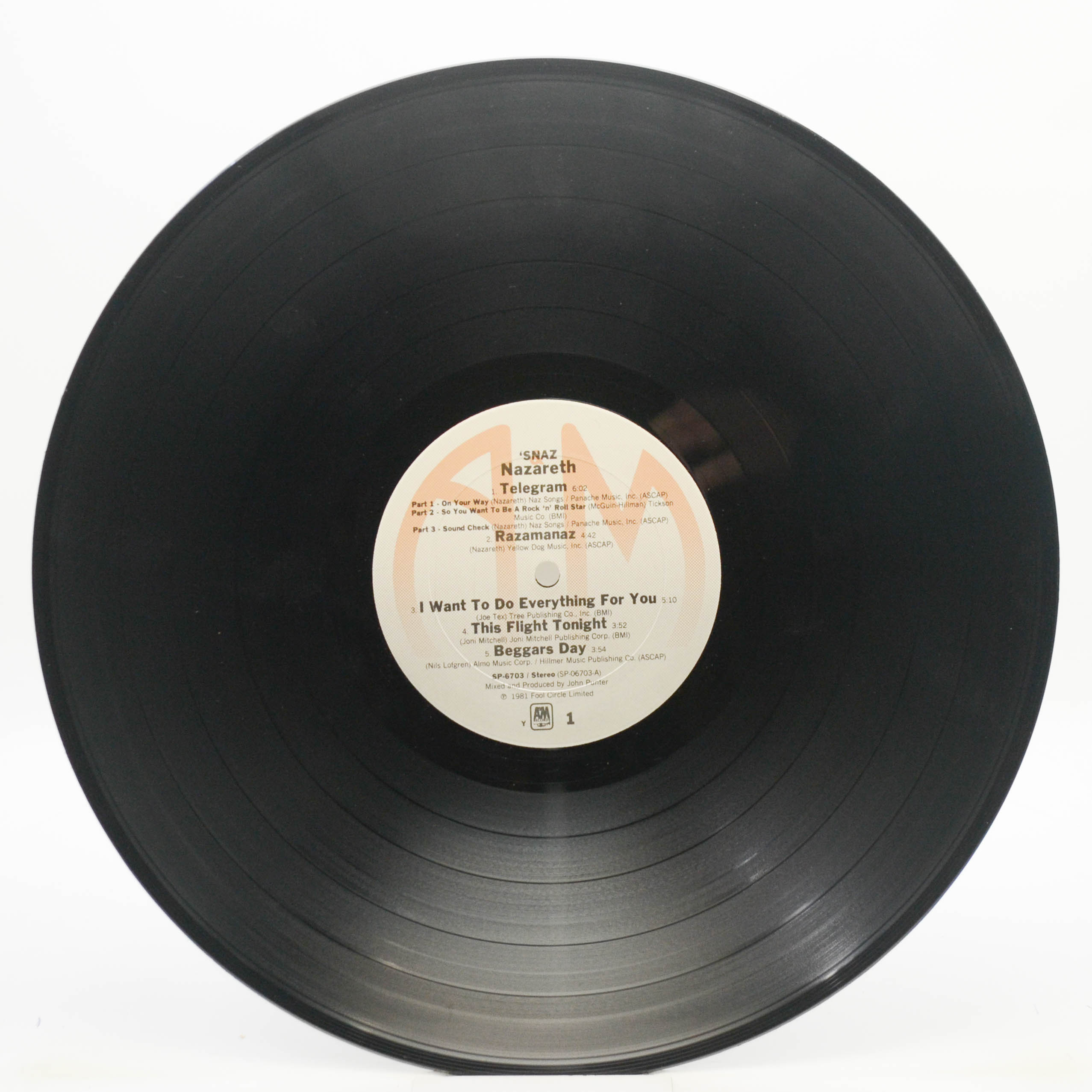 Nazareth — 'Snaz (2LP, USA, poster), 1981