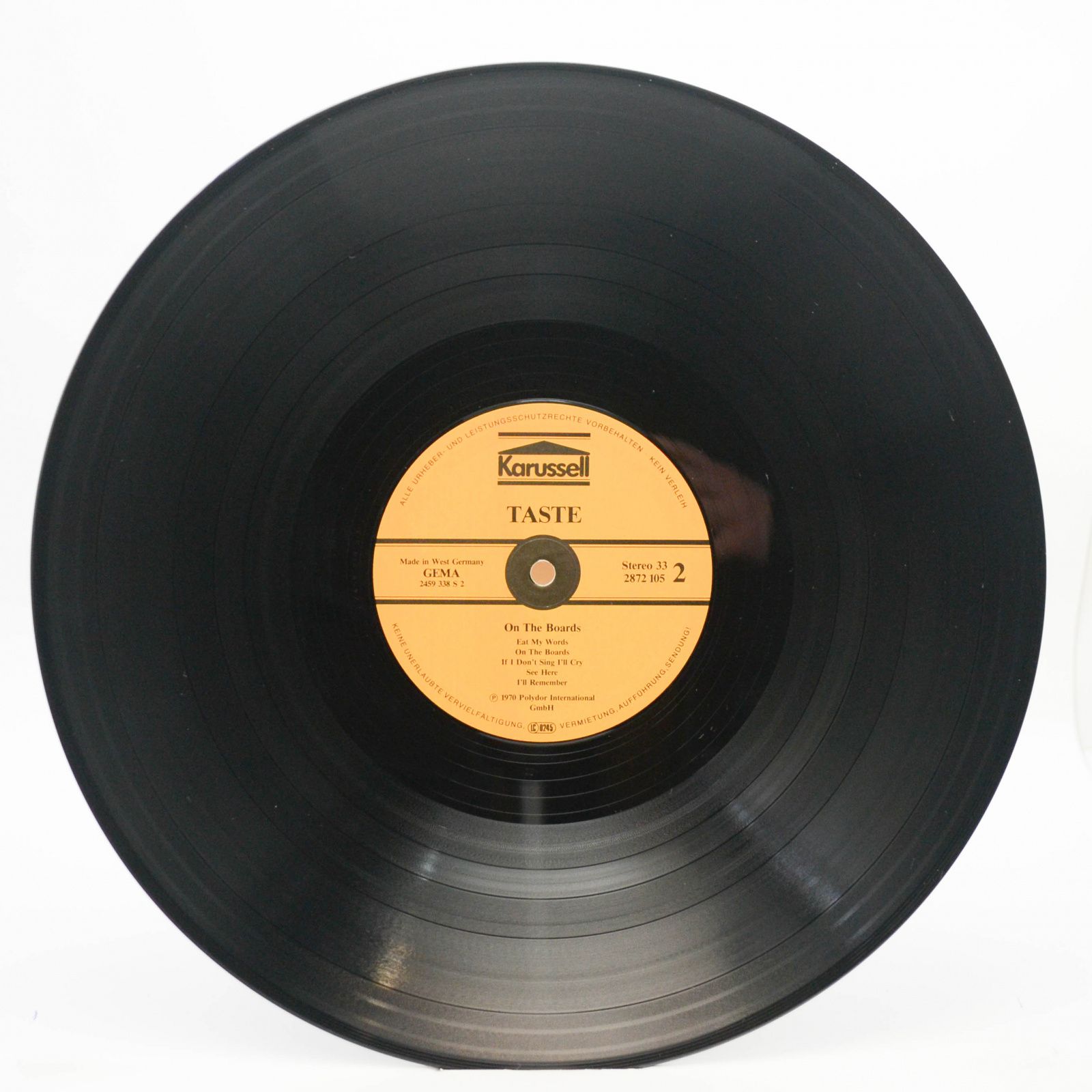 Taste — On The Boards, 1970