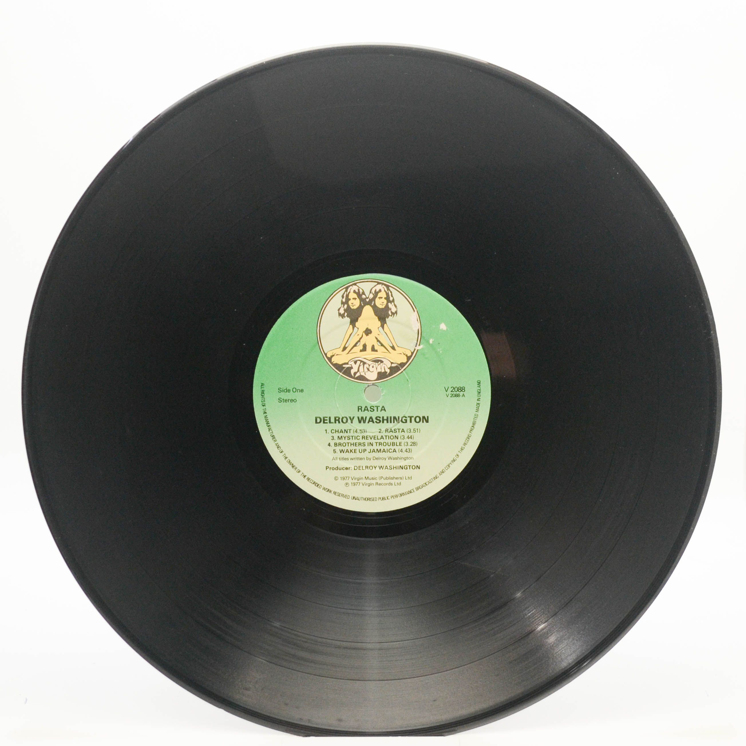 Delroy Washington — Rasta (UK), 1977