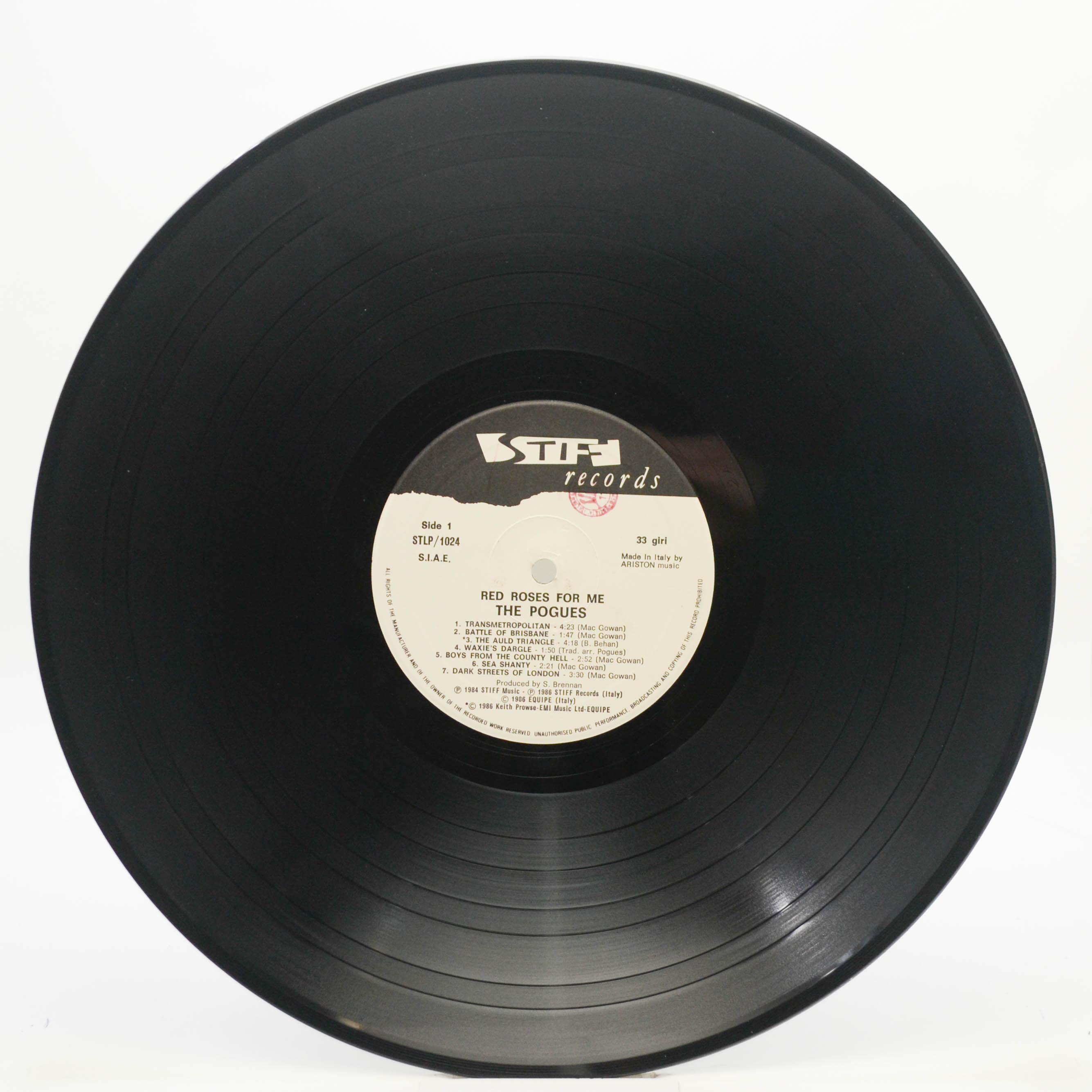 Pogues — Red Roses For Me, 1986