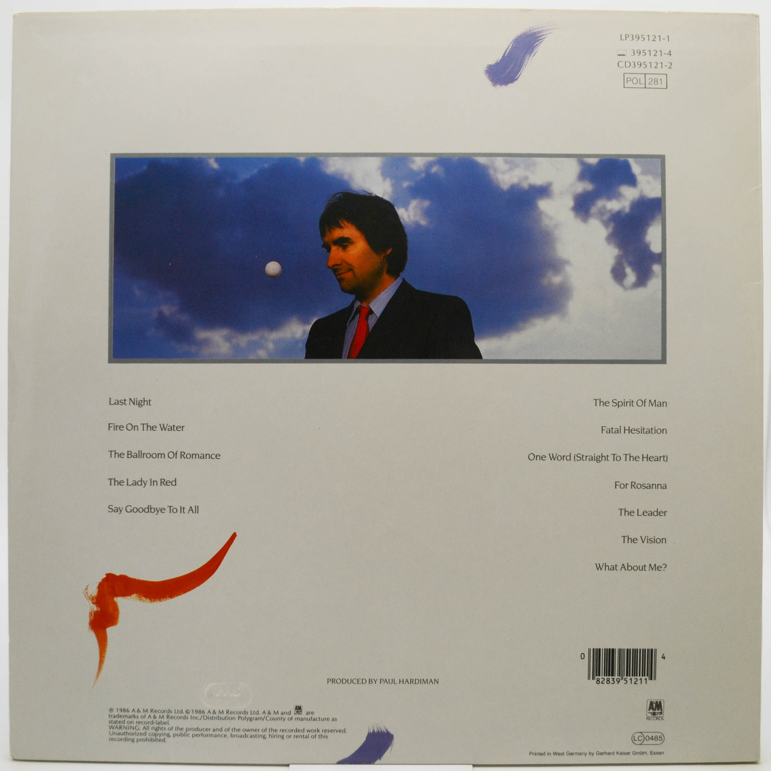 Chris de Burgh — Into The Light, 1986