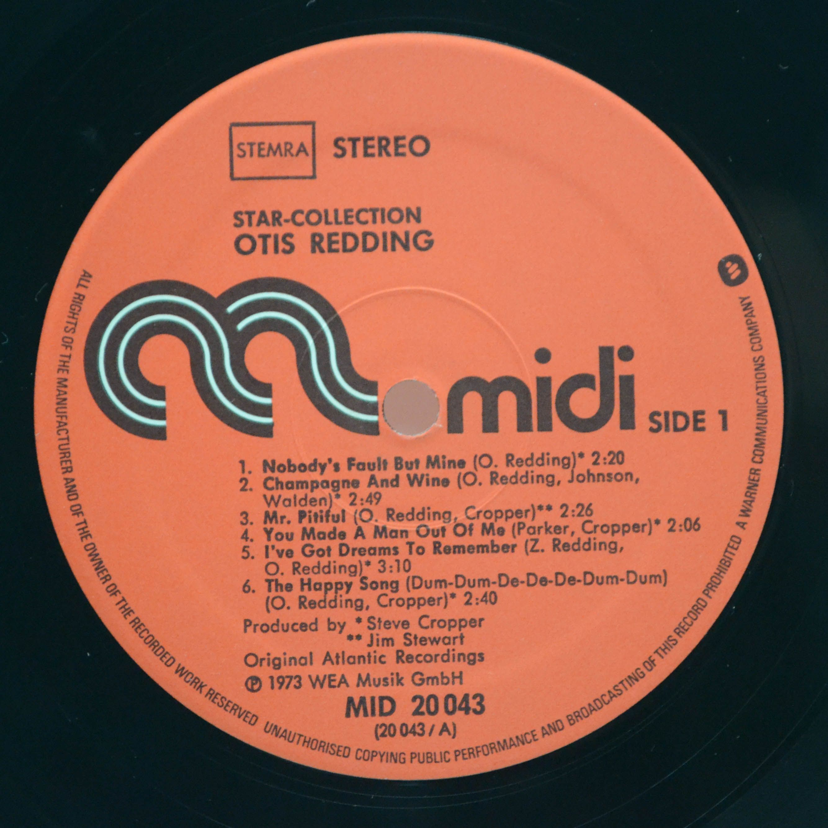 Otis Redding — Star-Collection, 1973