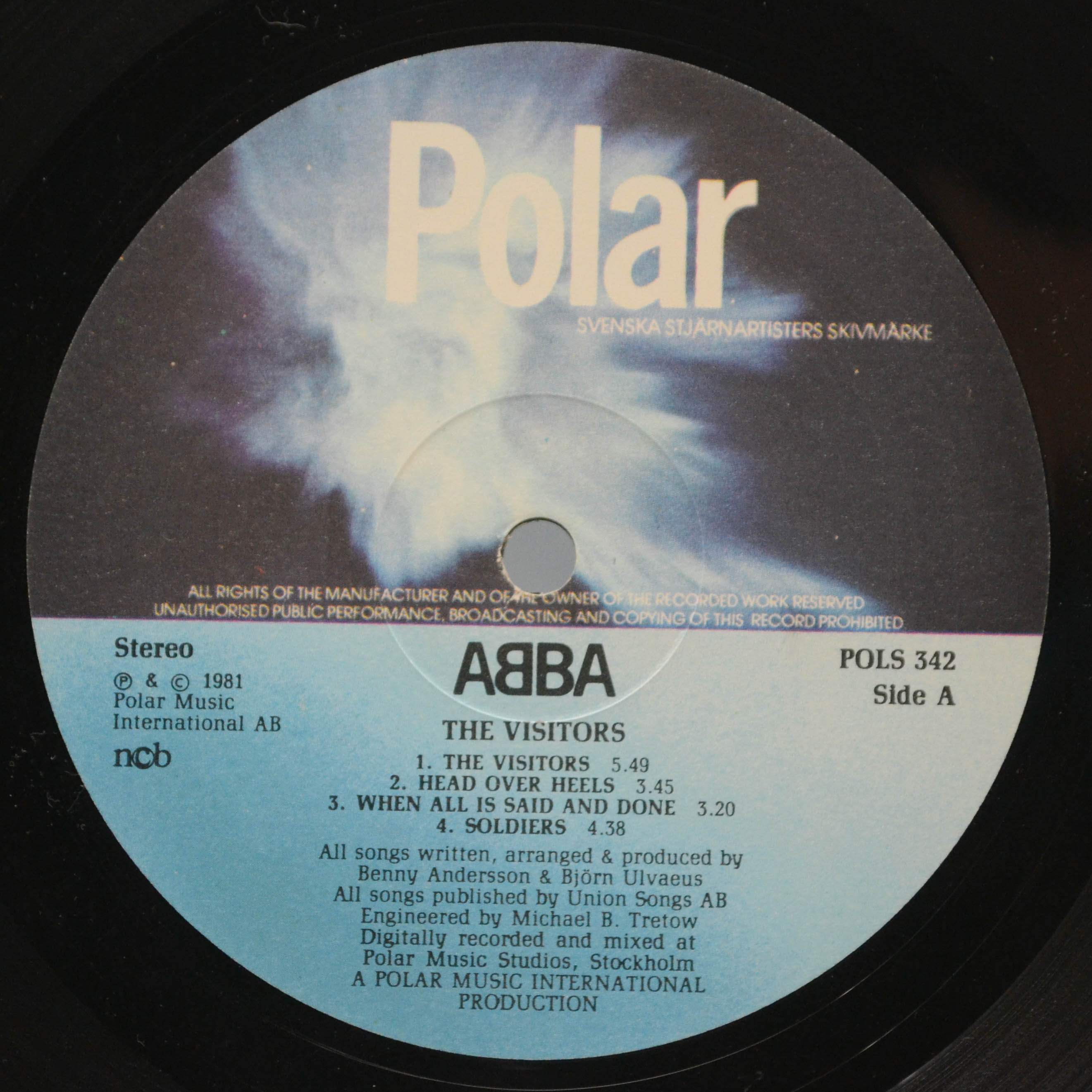 ABBA — The Visitors (1-st, Sweden), 1981